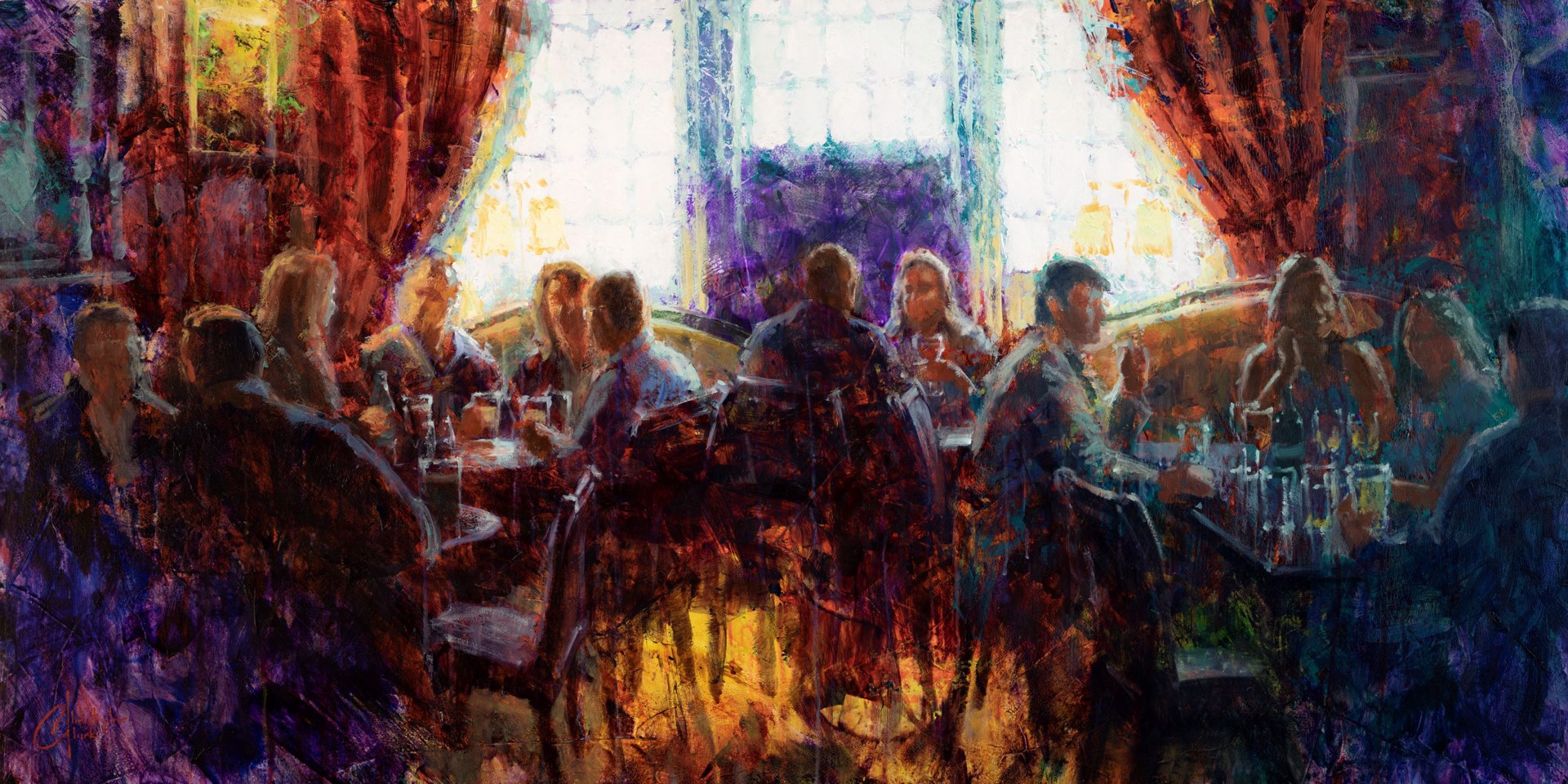 Pub with Friends by Christopher Clark