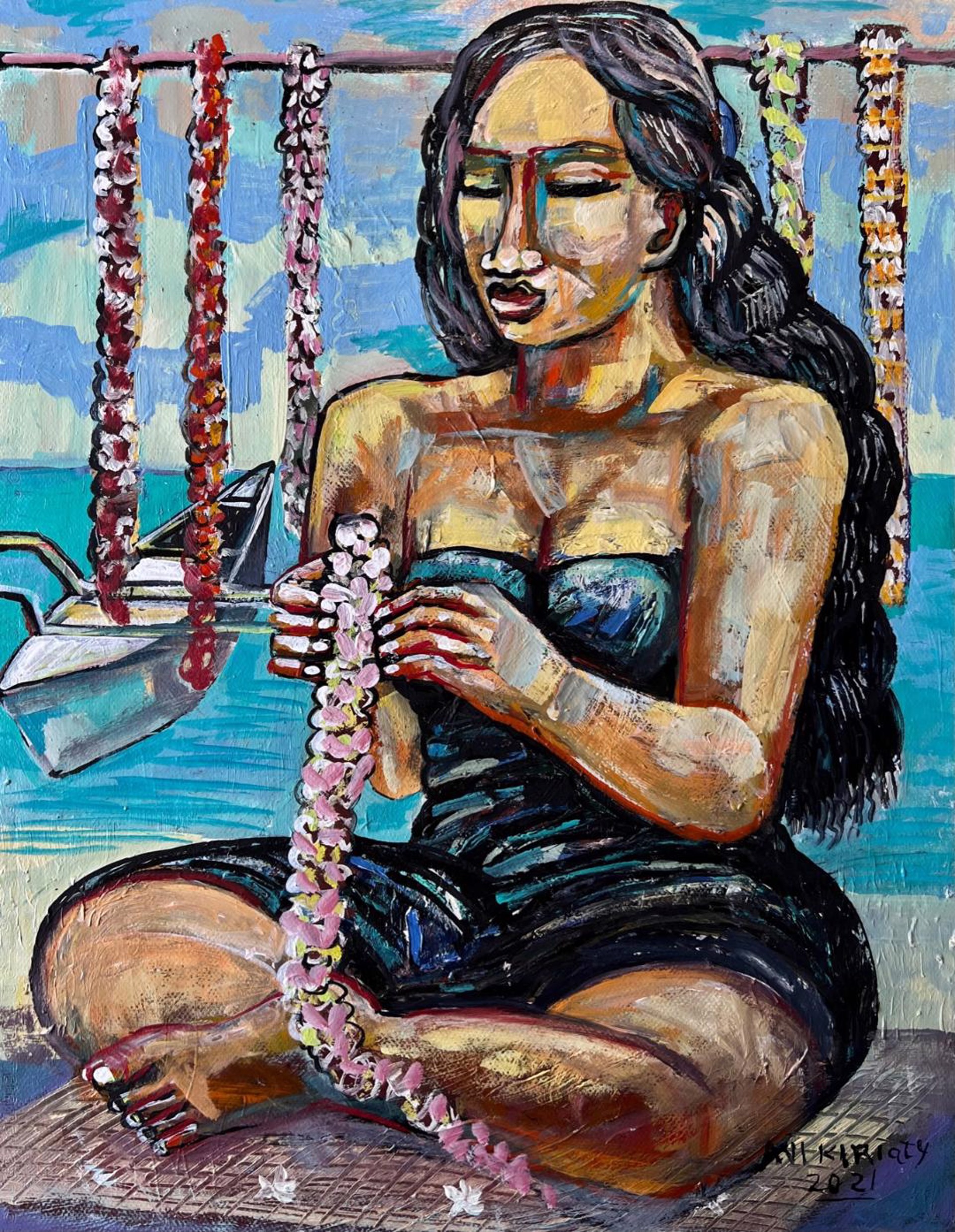 Pua Lei Maker by Avi Kiriaty