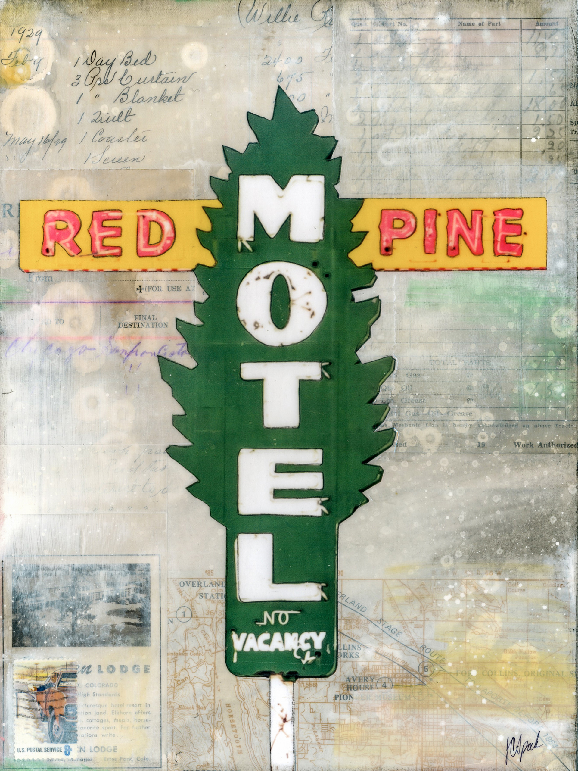 Red Pine Motel by JC Spock
