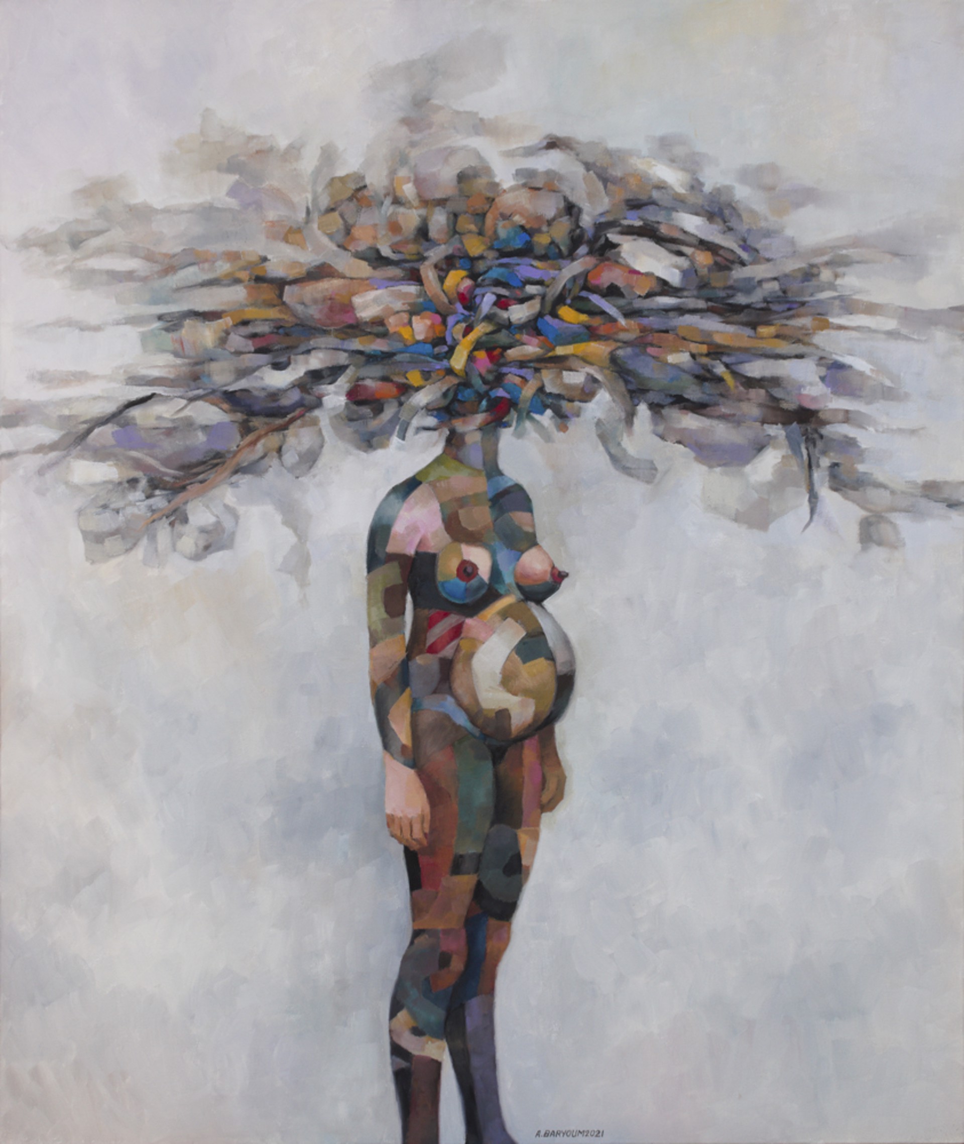 Sisyphean Pilgrimage II by Awadh Baryoum