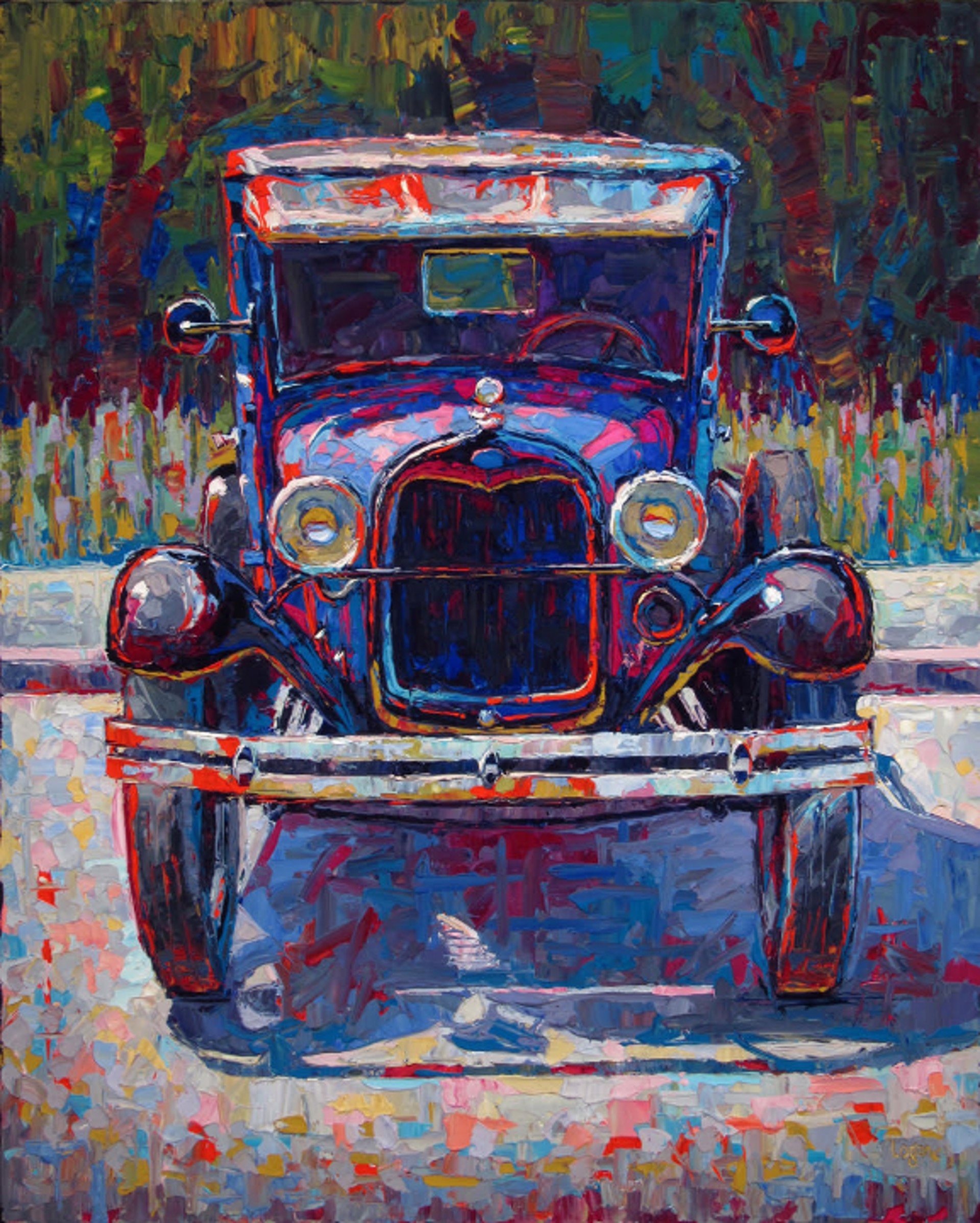 Model-A Ford, Pick Up by Raymond Logan