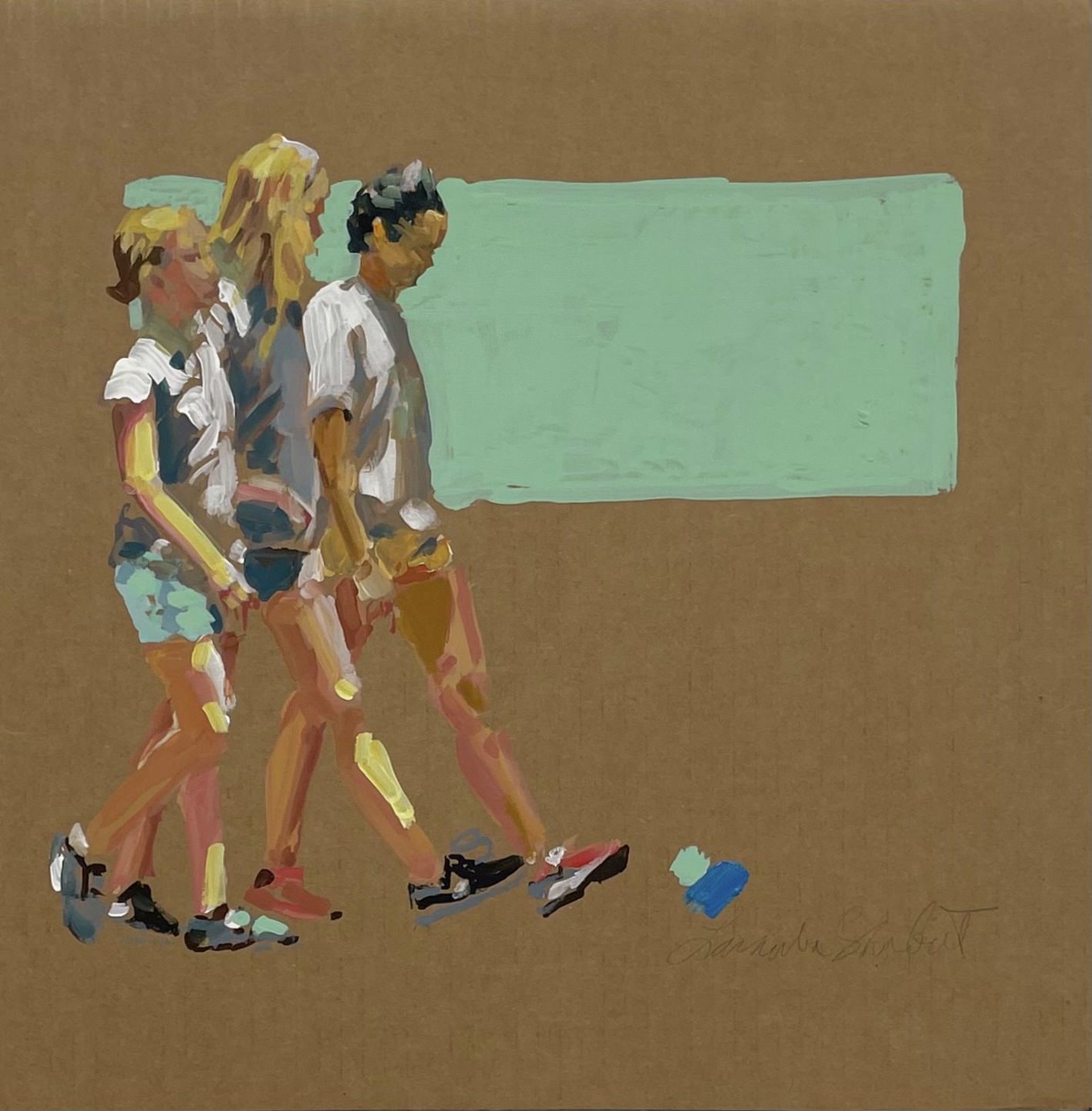 Girls Walking by Laura Lacambra Shubert