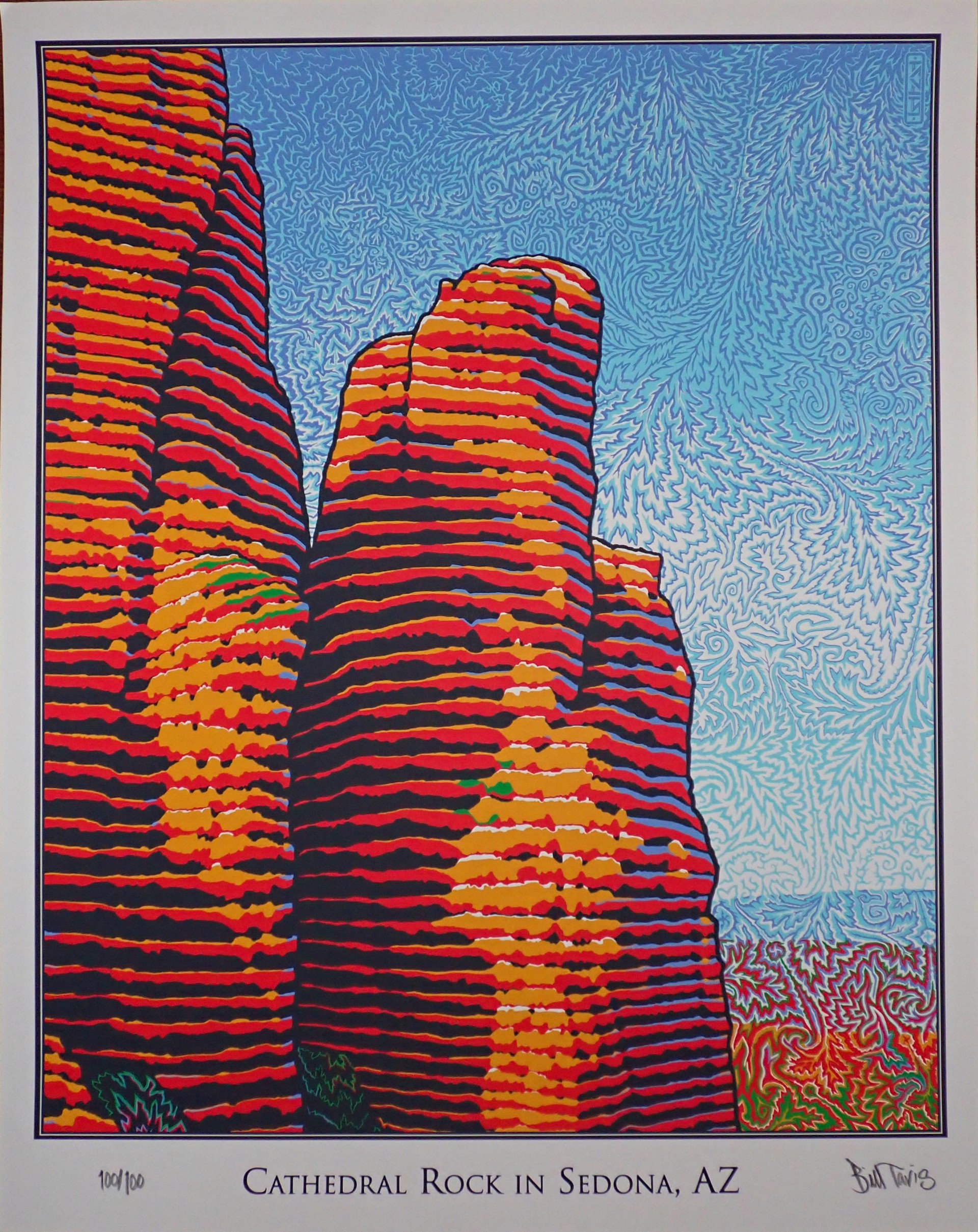 Cathedral Rock (10/100) by Bill Tavis