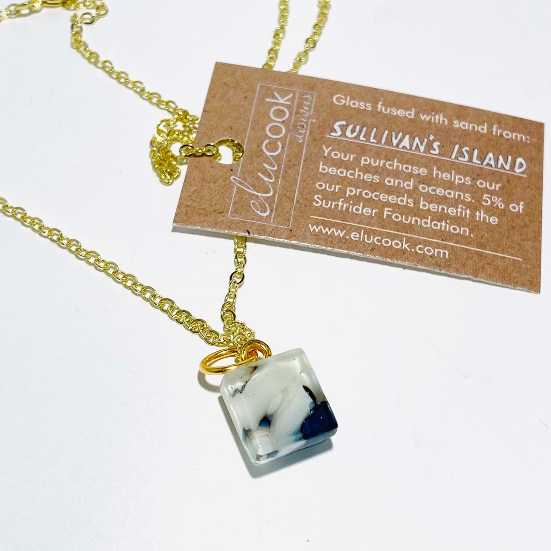 EC22-122 Mini Square Necklace by Emily Cook