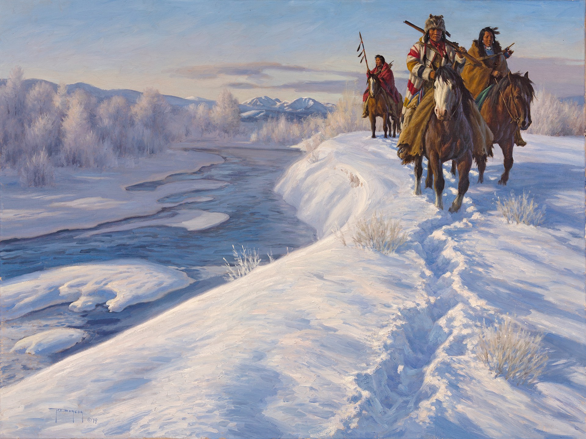 The Trail Home by Robert Duncan Settlers West Galleries