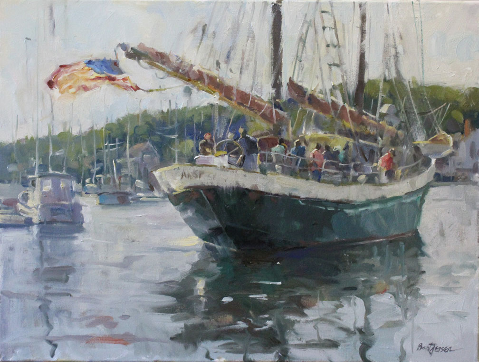 Evening Sail by Brent Jensen