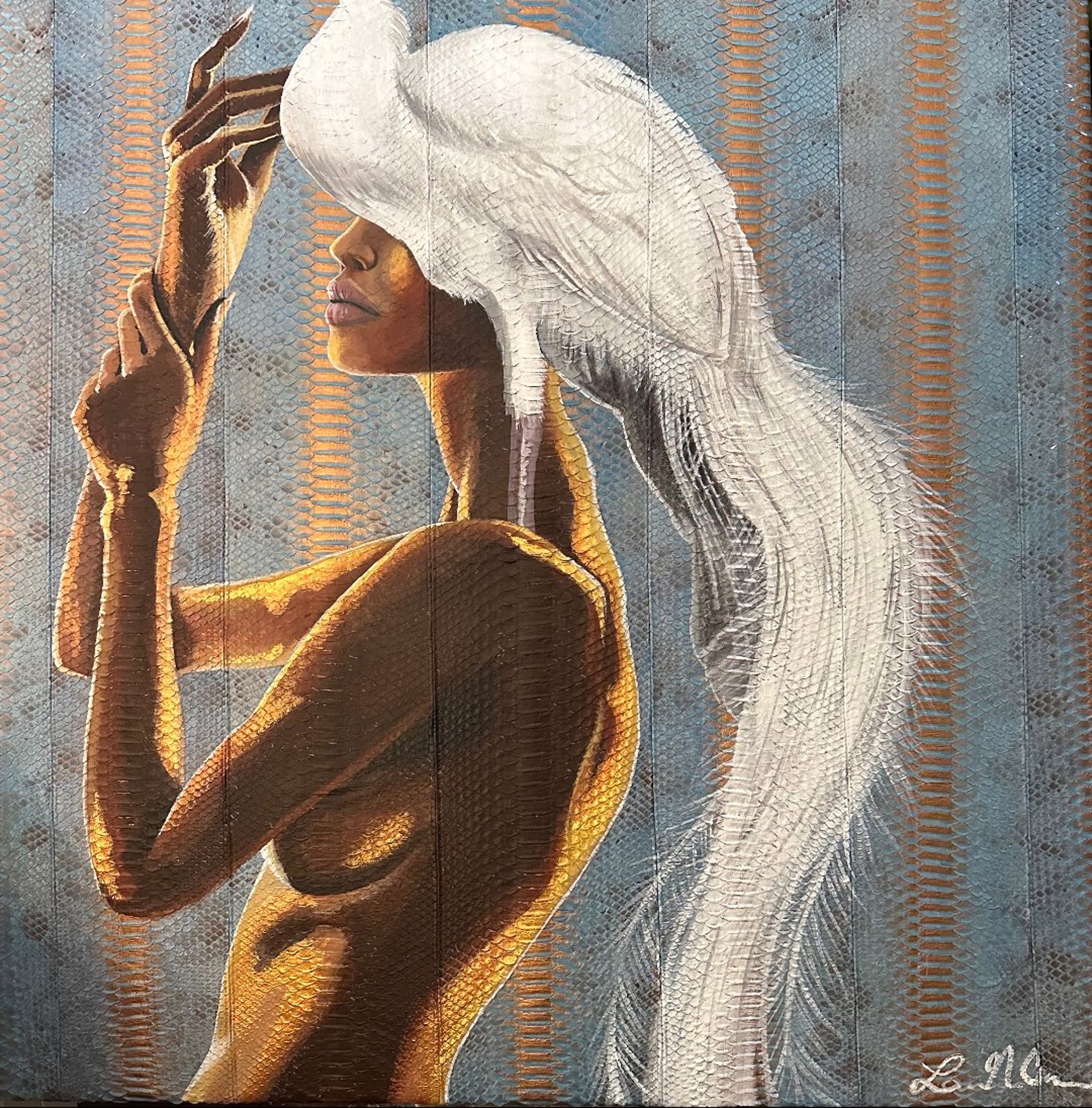 White Peacock by Laurin Cabralissa