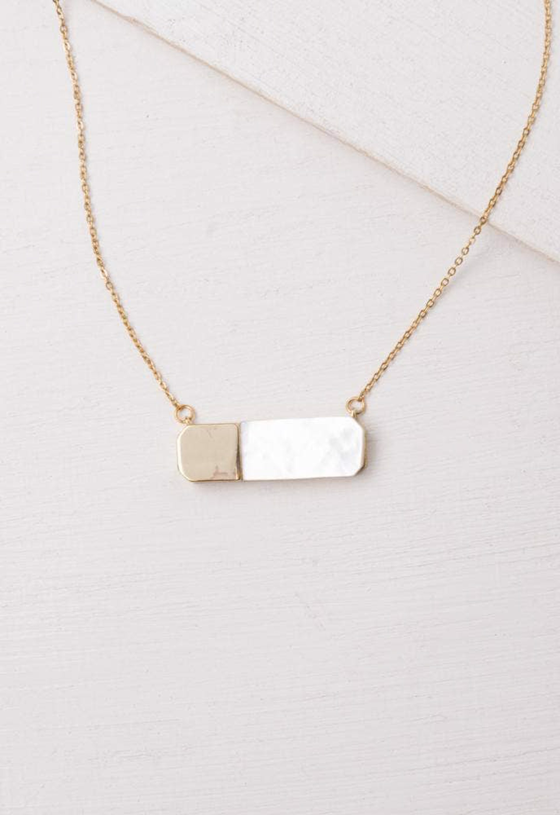 Courage Light and Gold Necklace by Starfish Project