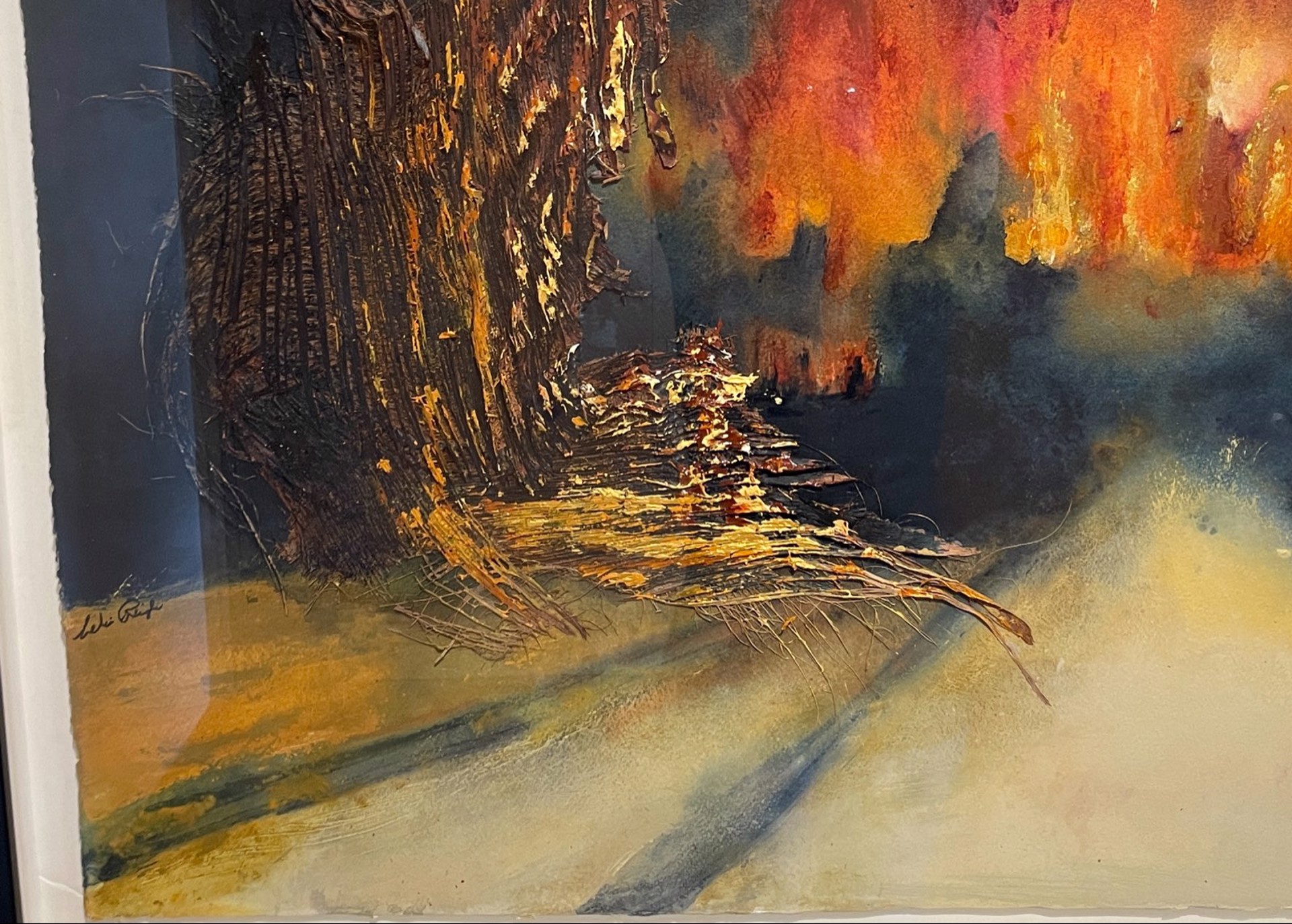 Fireside V by Celia Reigle
