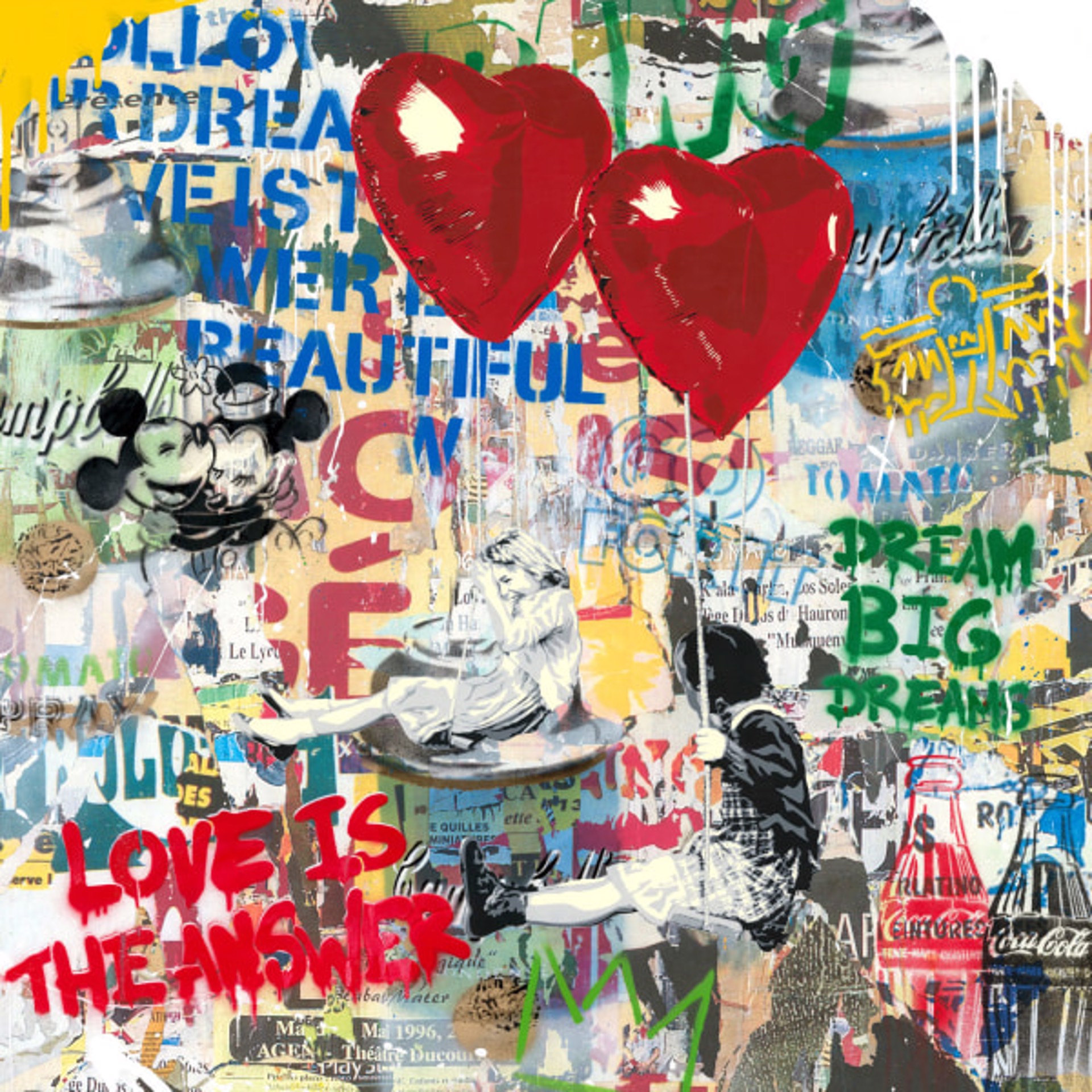 Love Is In The Air by Mr Brainwash