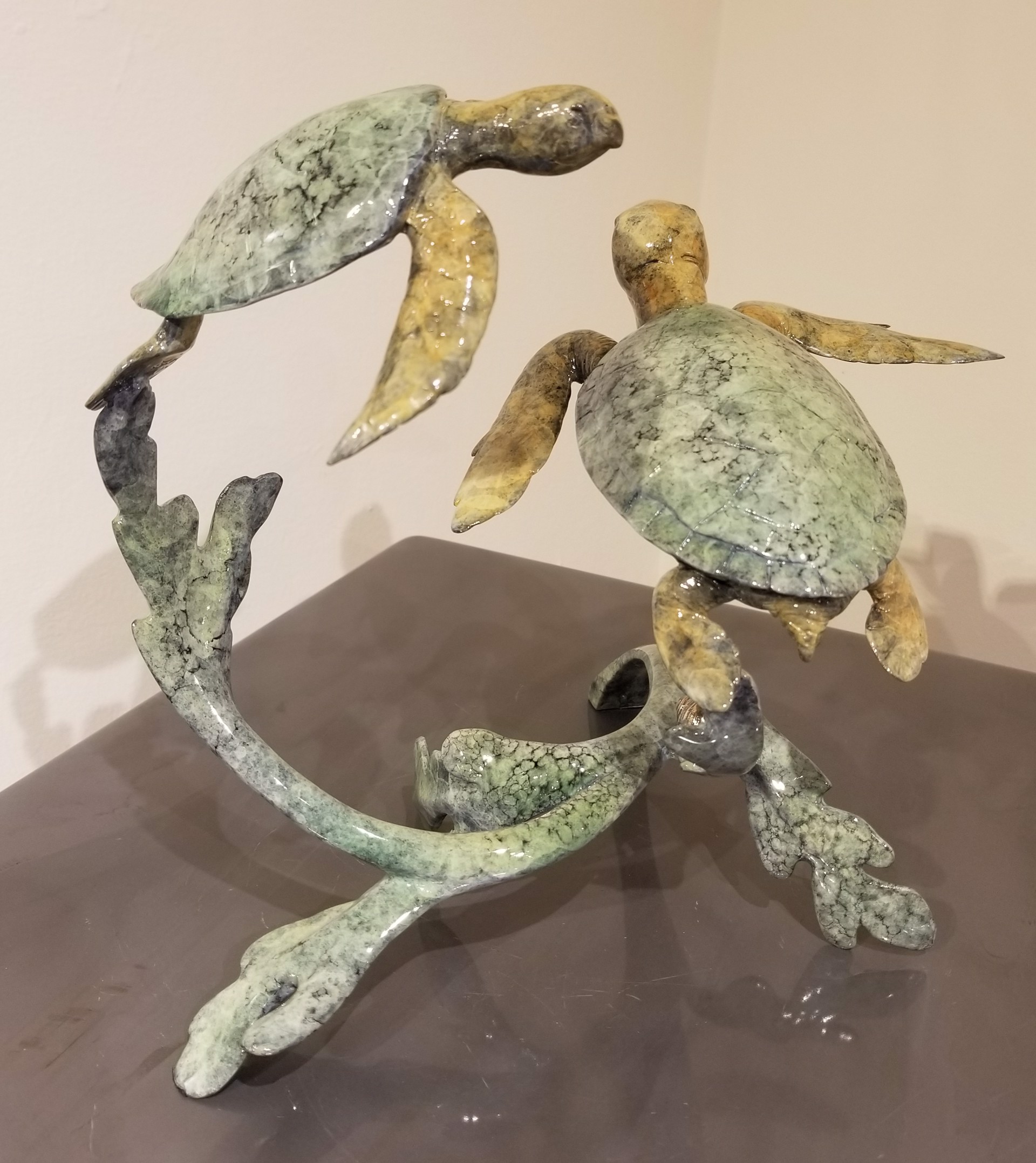 Small Sea Turtles by Brian Arthur (1935-2022)