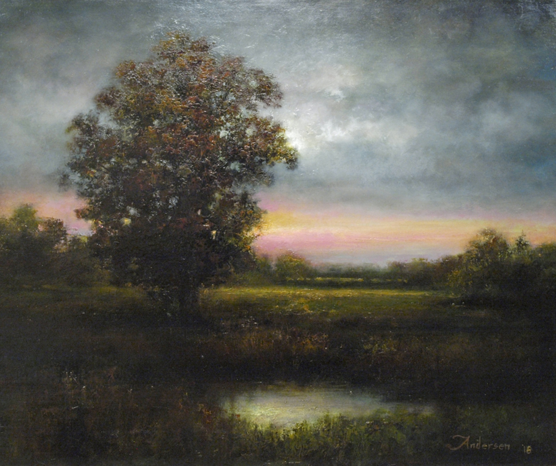 Autumn Evening by John Andersen