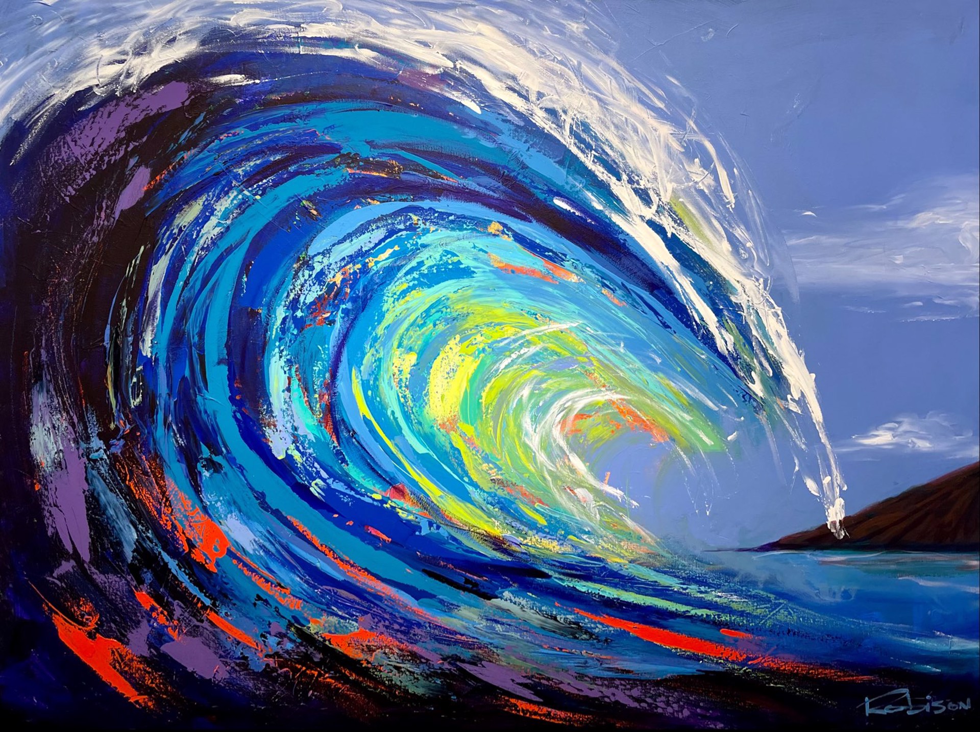 Technicolor Wave #5 by Eric Robison