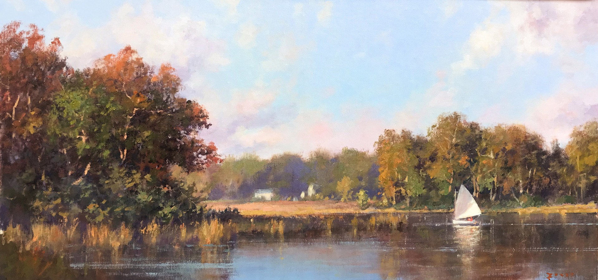 Afternoon Sail on the Connecticut River by Paul Beebe