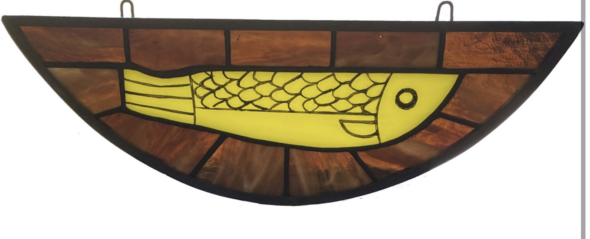 Crescent Fish Yellow JS23-5 by John Schumacher