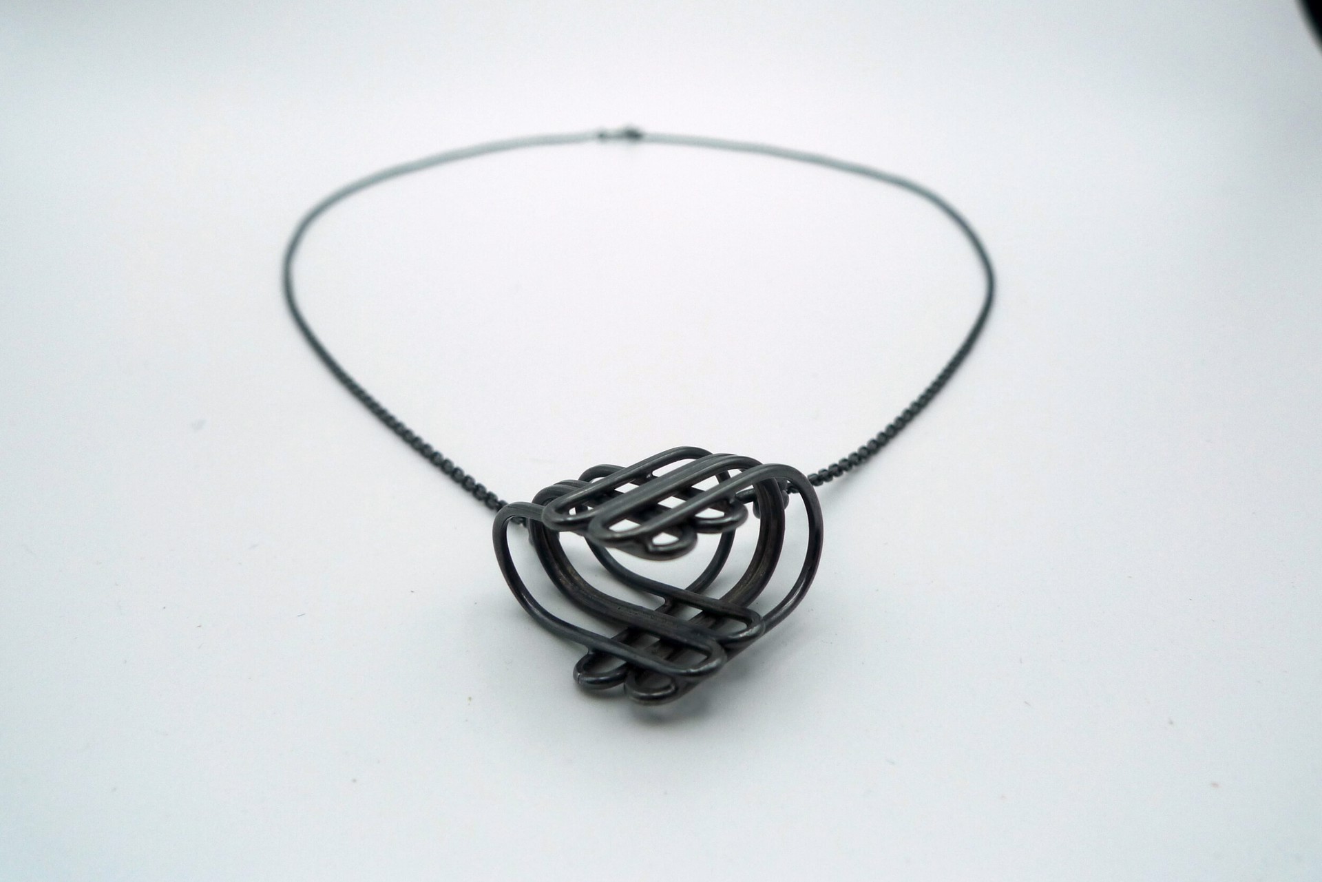 Column Heart Necklace by Emily Maija Rogstad