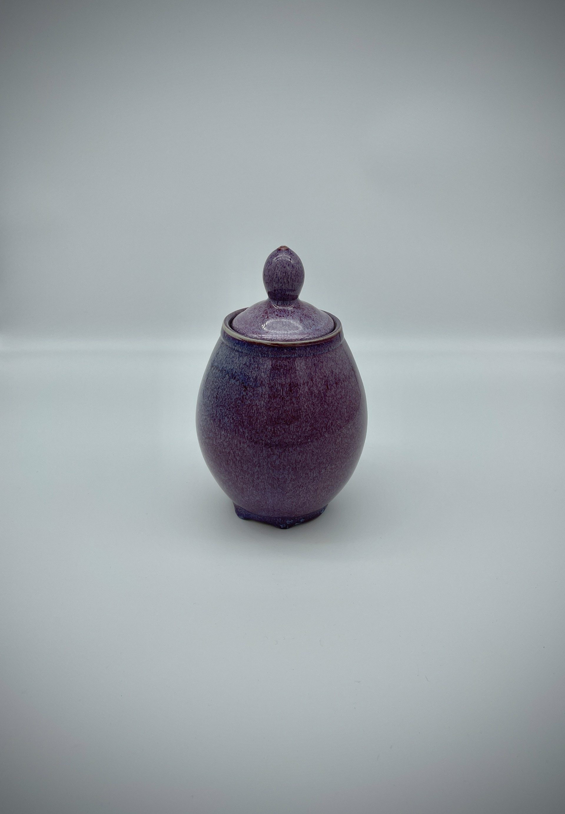 Purple Ginger Jar by Karen Heathman