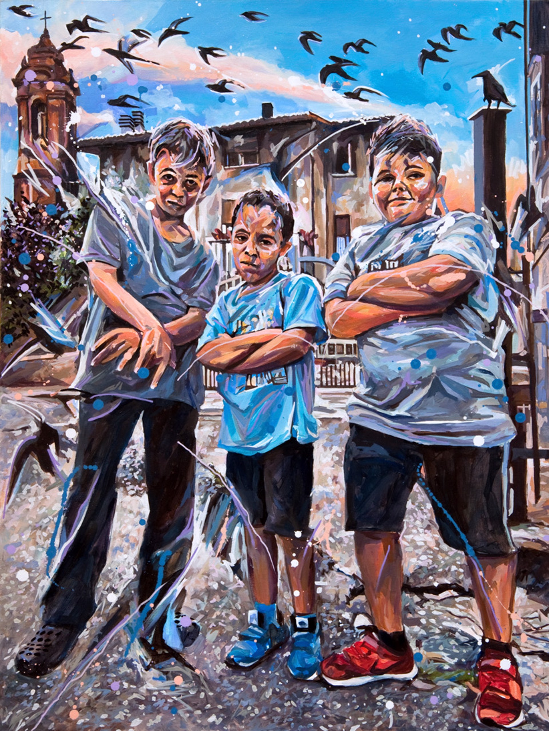 Ragazzi Della Citta Della Pieve by Michael Vasquez