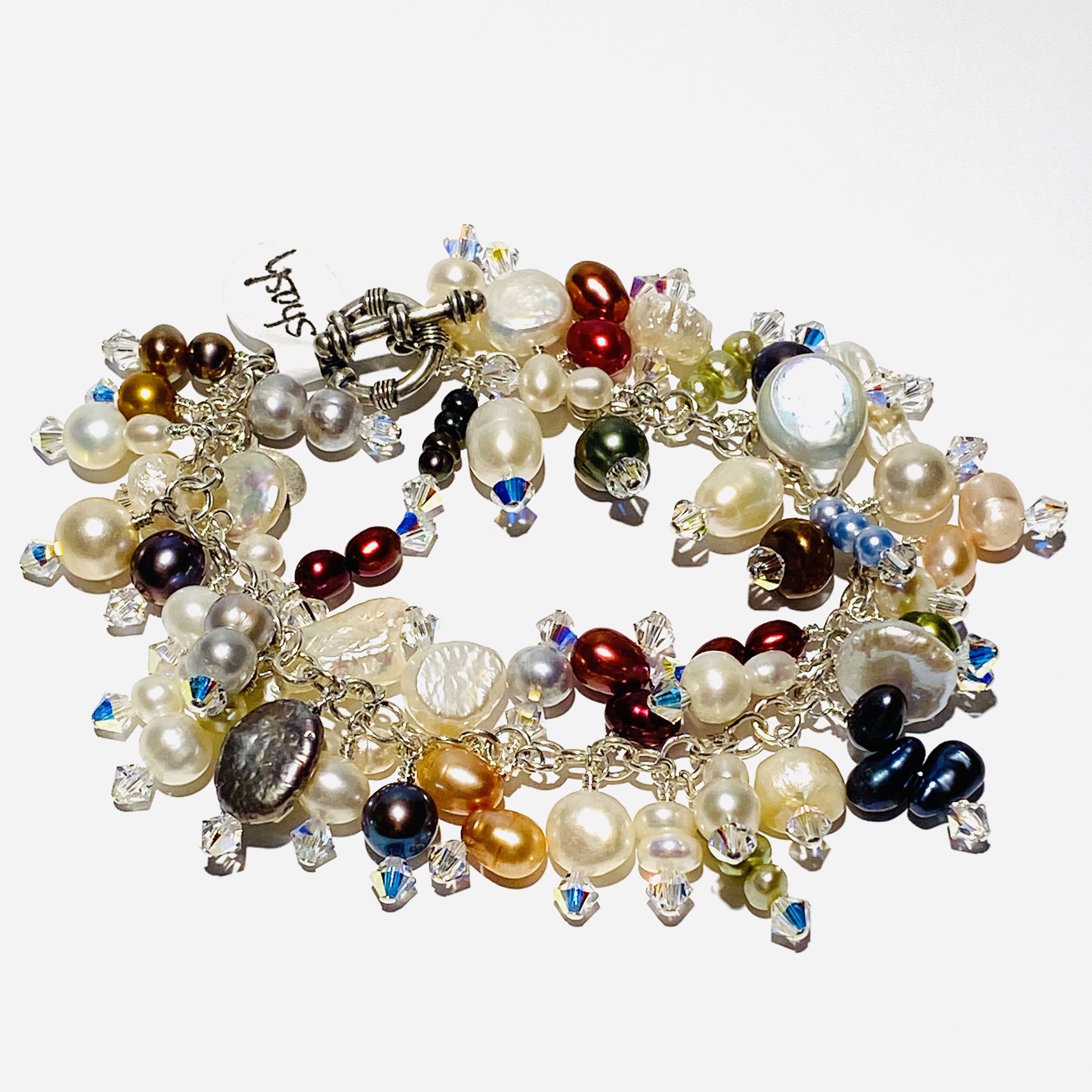 Crazy In Pearls Bracelet by Shoshannah Weinisch