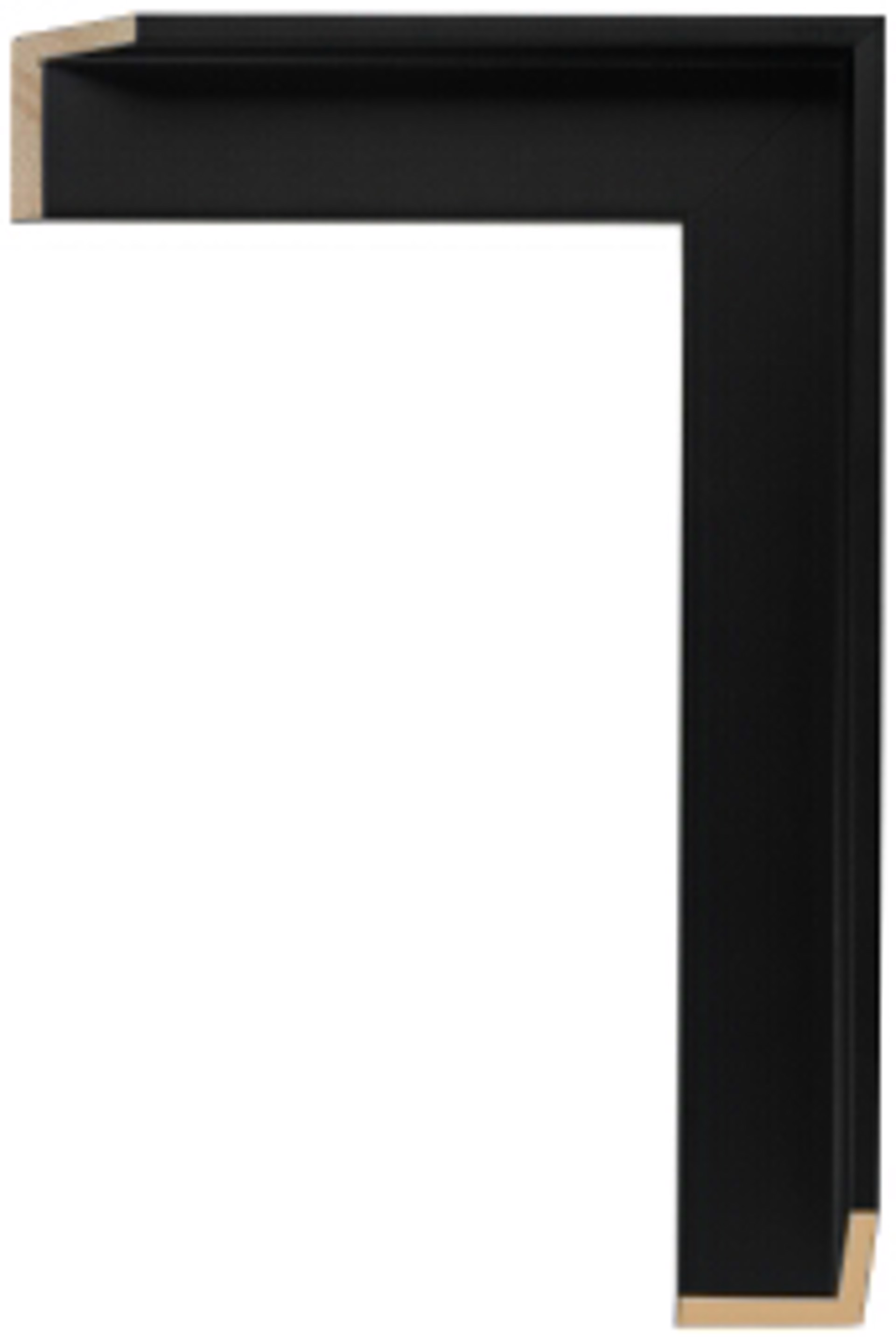 Black Frame - Black 1/2" 6519