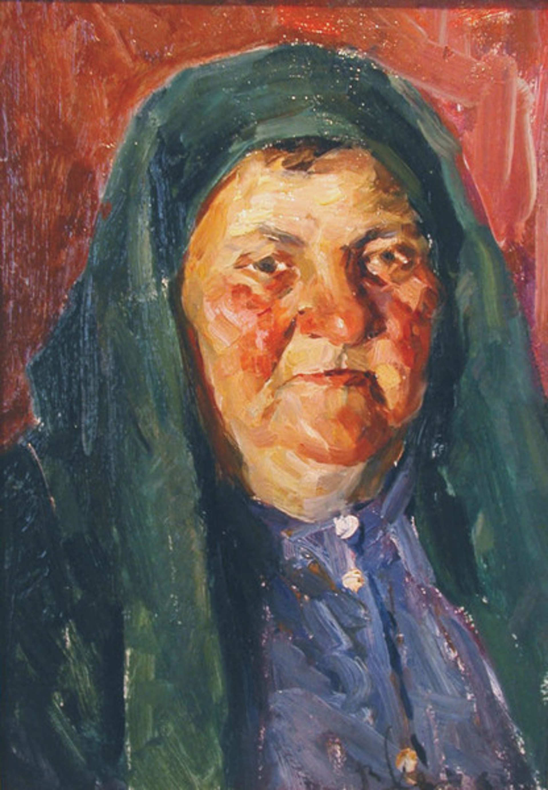 Portrait of Aunt by Viktor Letyanin