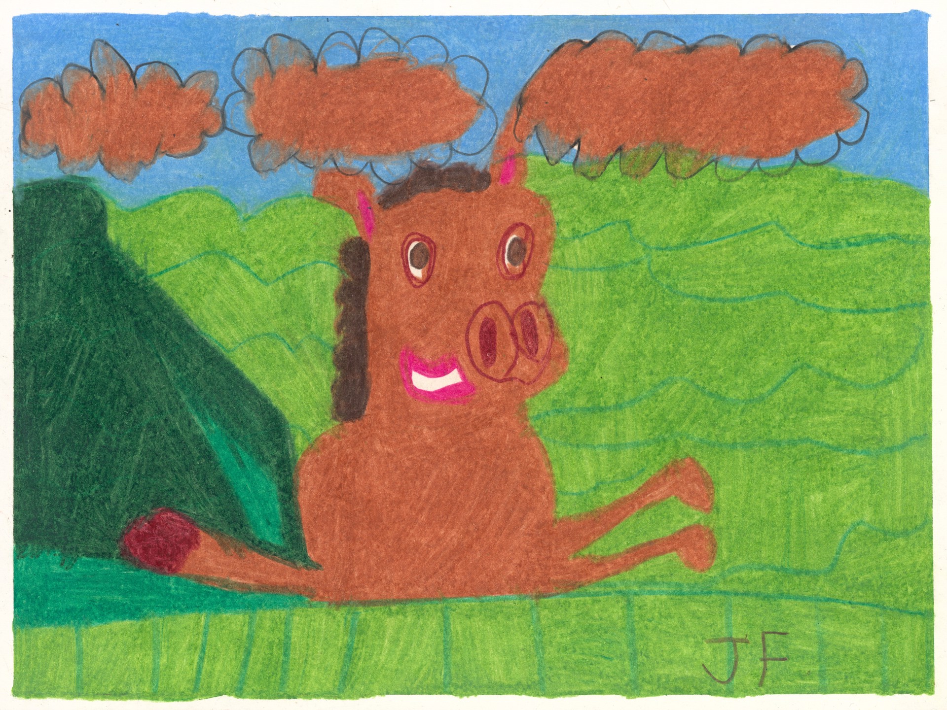 Smiling Horse by Josephine Finnell