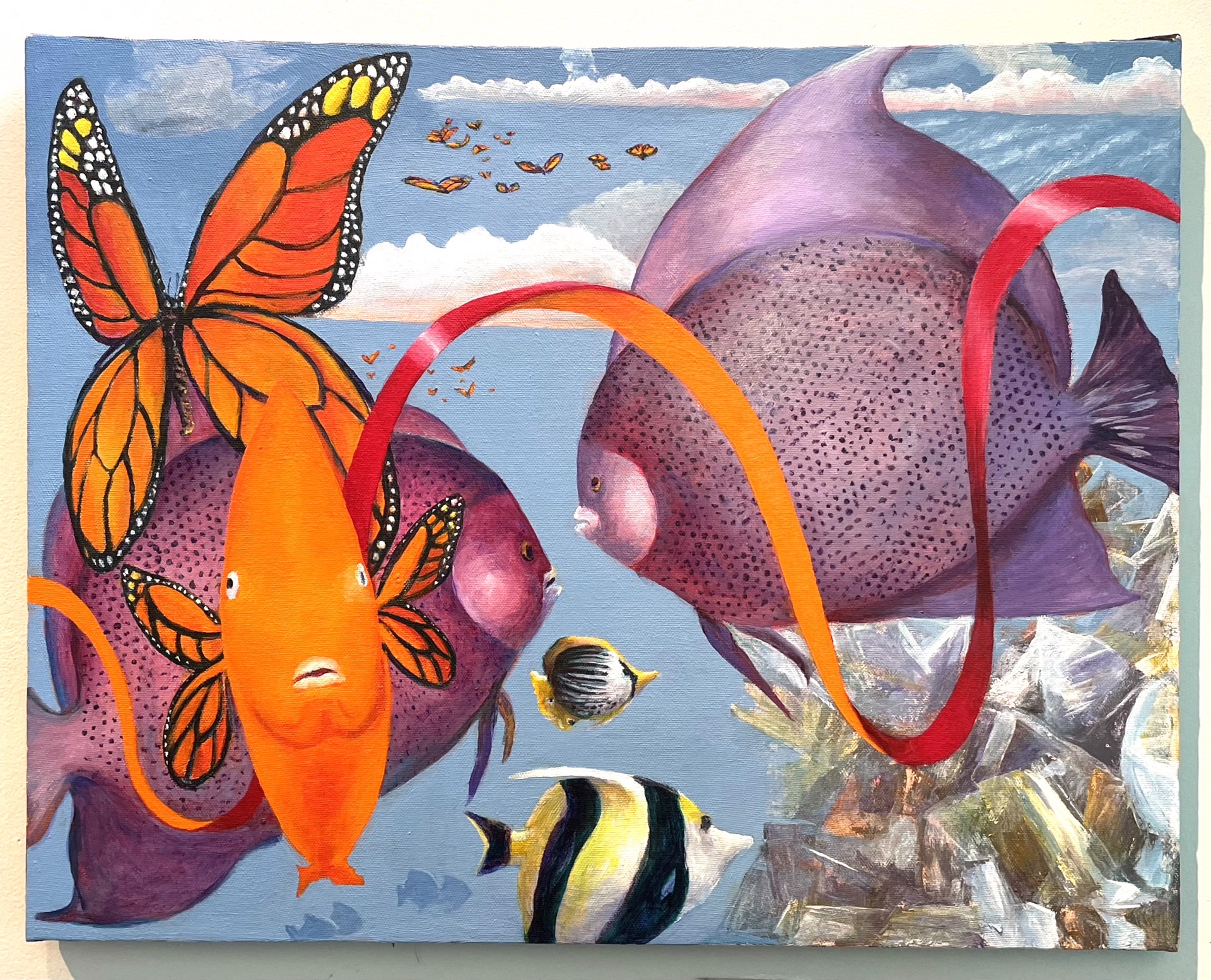 FUNNY FISH by Melanie Hickerson
