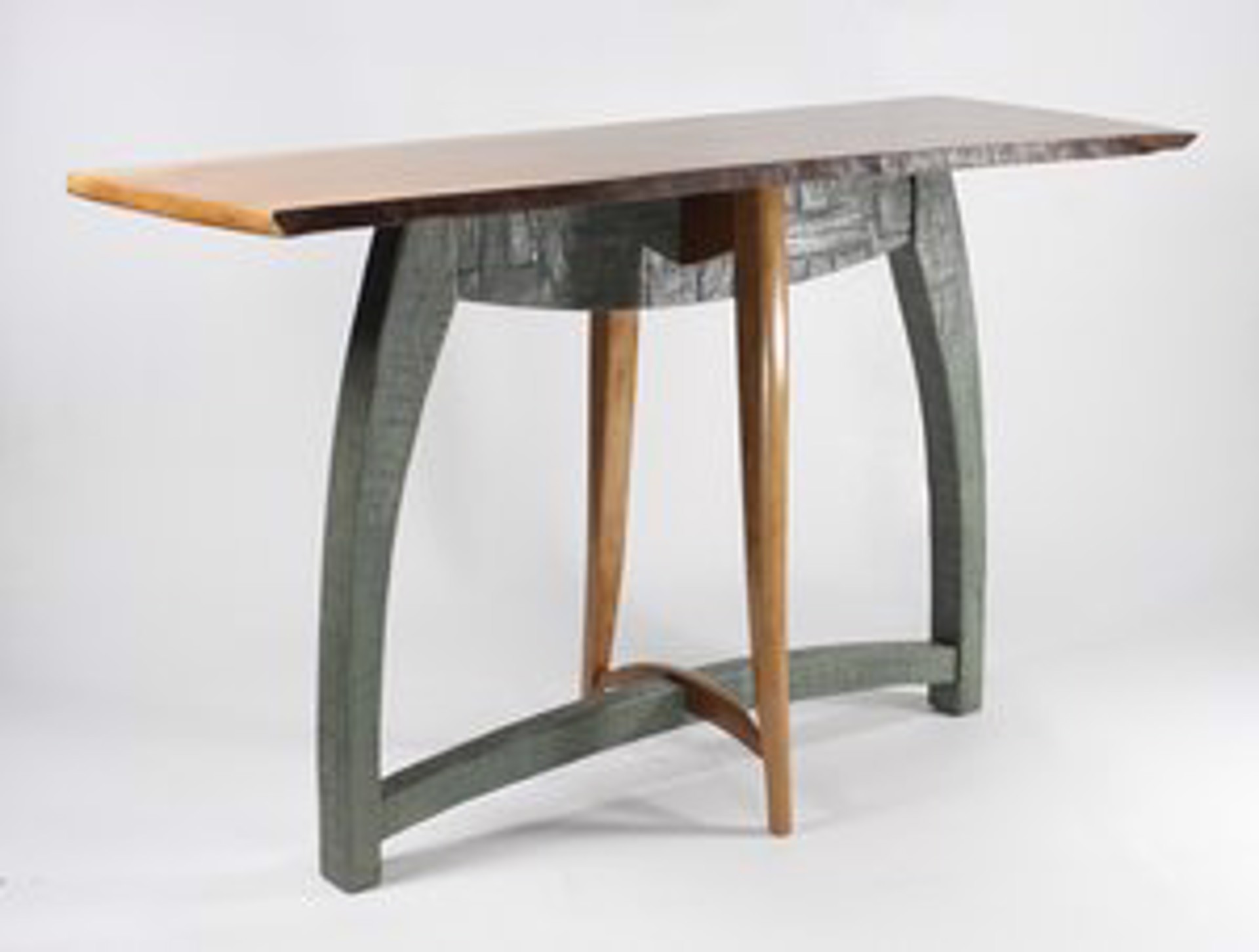 Live Edge Sofa Table #1 by Barry Newstat