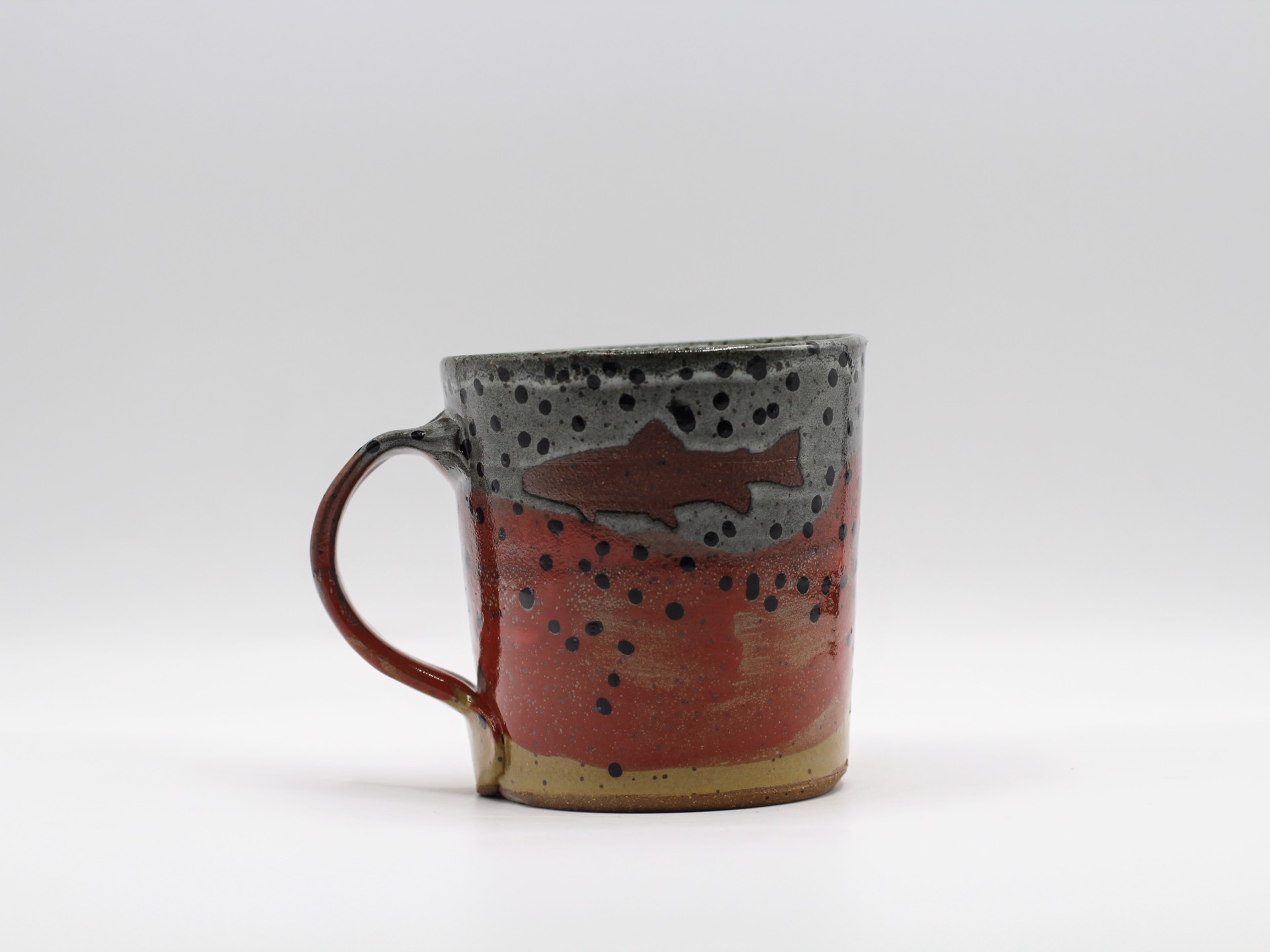 Rainbow Trout Mug by Stephen Mullins