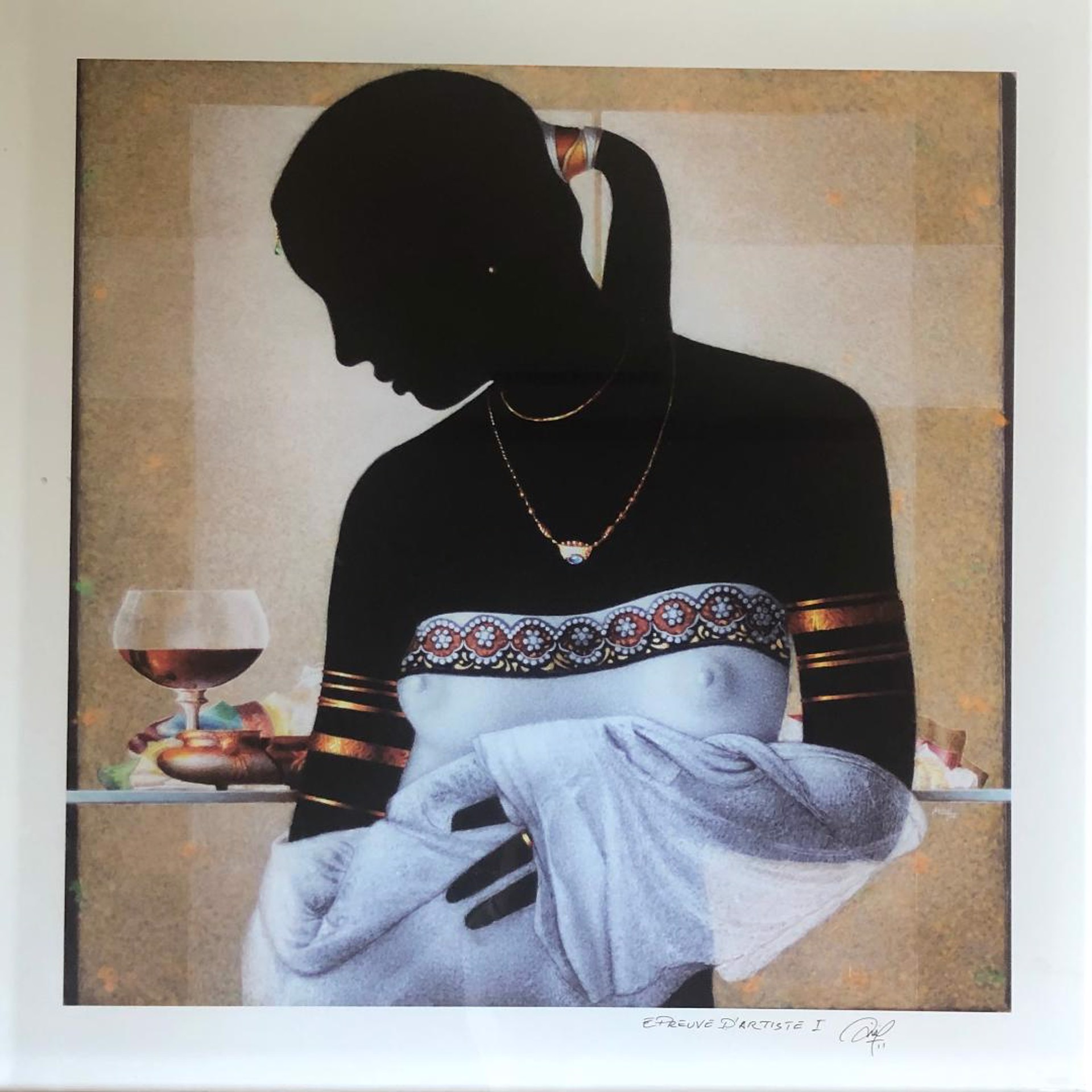 The Black Lady/Epreuve d'Artiste I #2FC by Emilcar Similien (SIMIL)