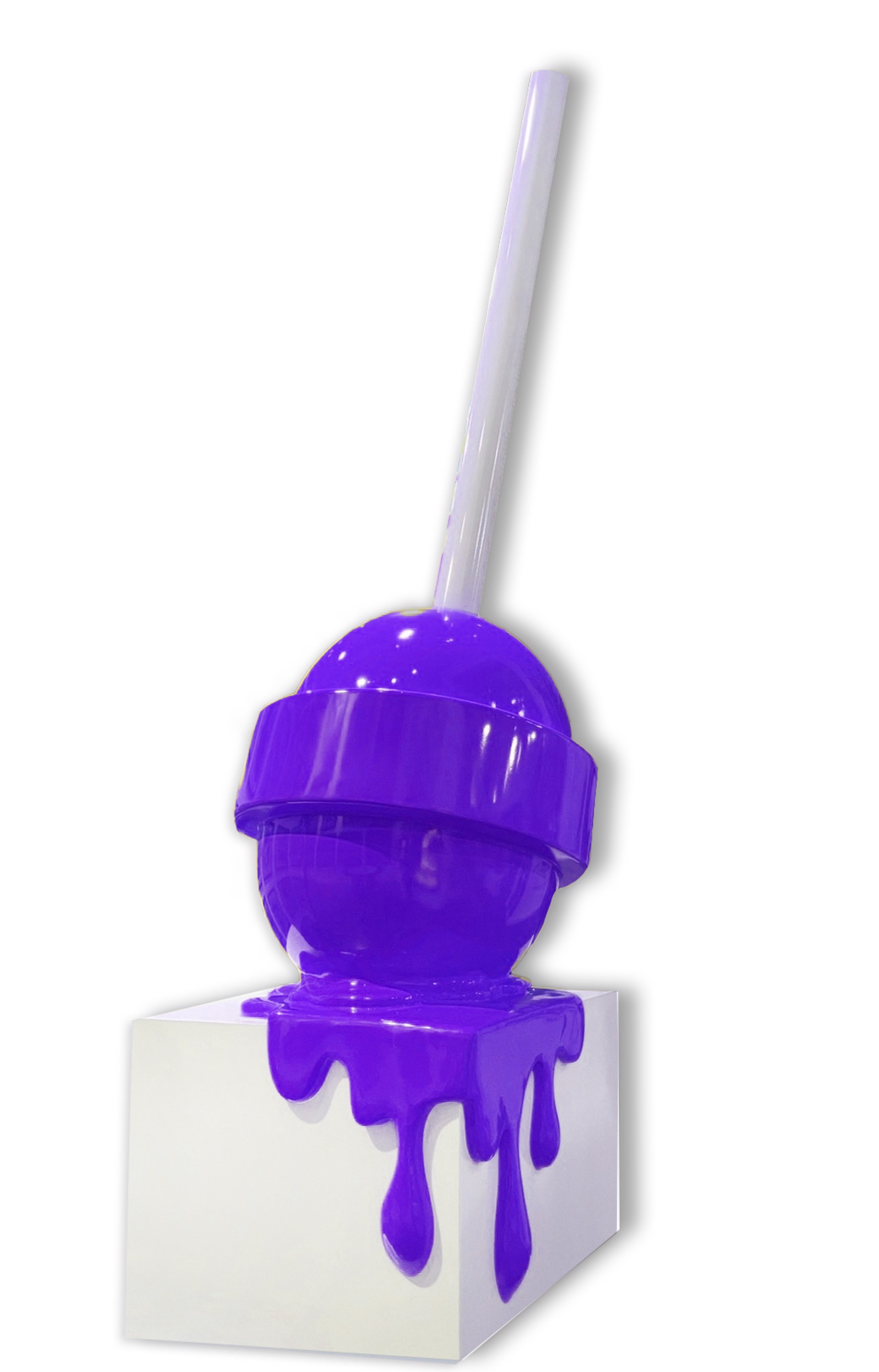 Custom Purple Large Lollipop by Lollipops by Elena Bulatova