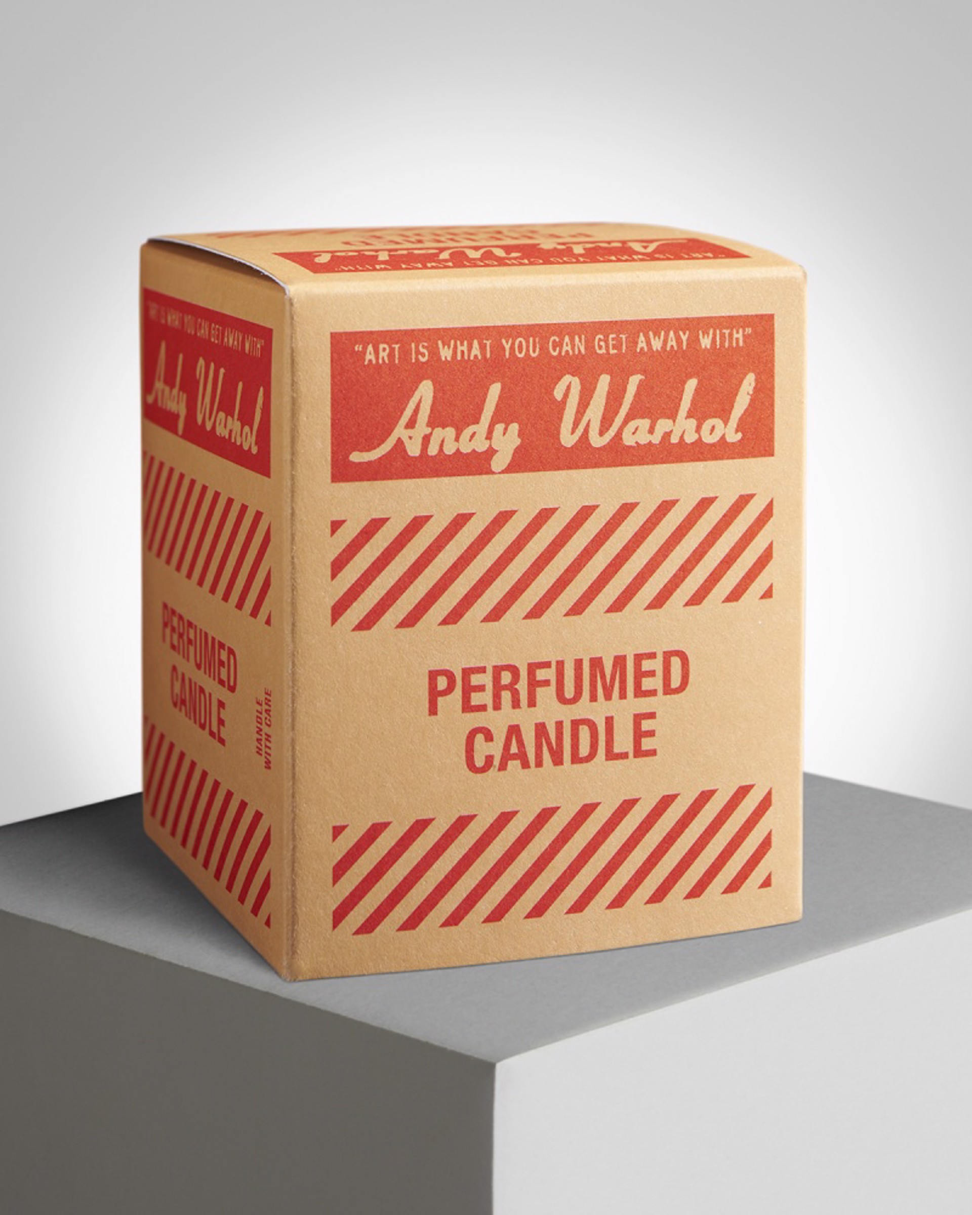 Campbell Soup Scented Candle-Turquoise/Yellow by Andy Warhol