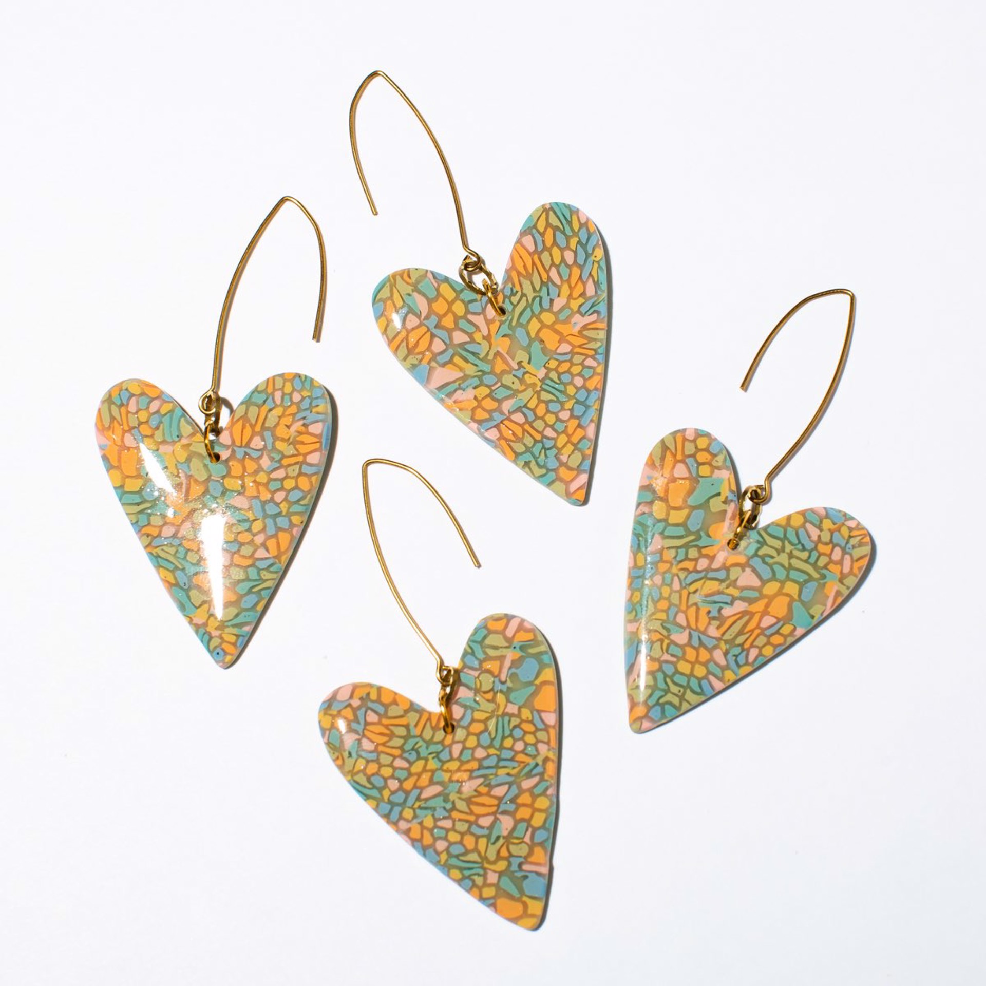 Extra Large Heart Hooks (M22_05) by Edison Hills by Abby Weeden