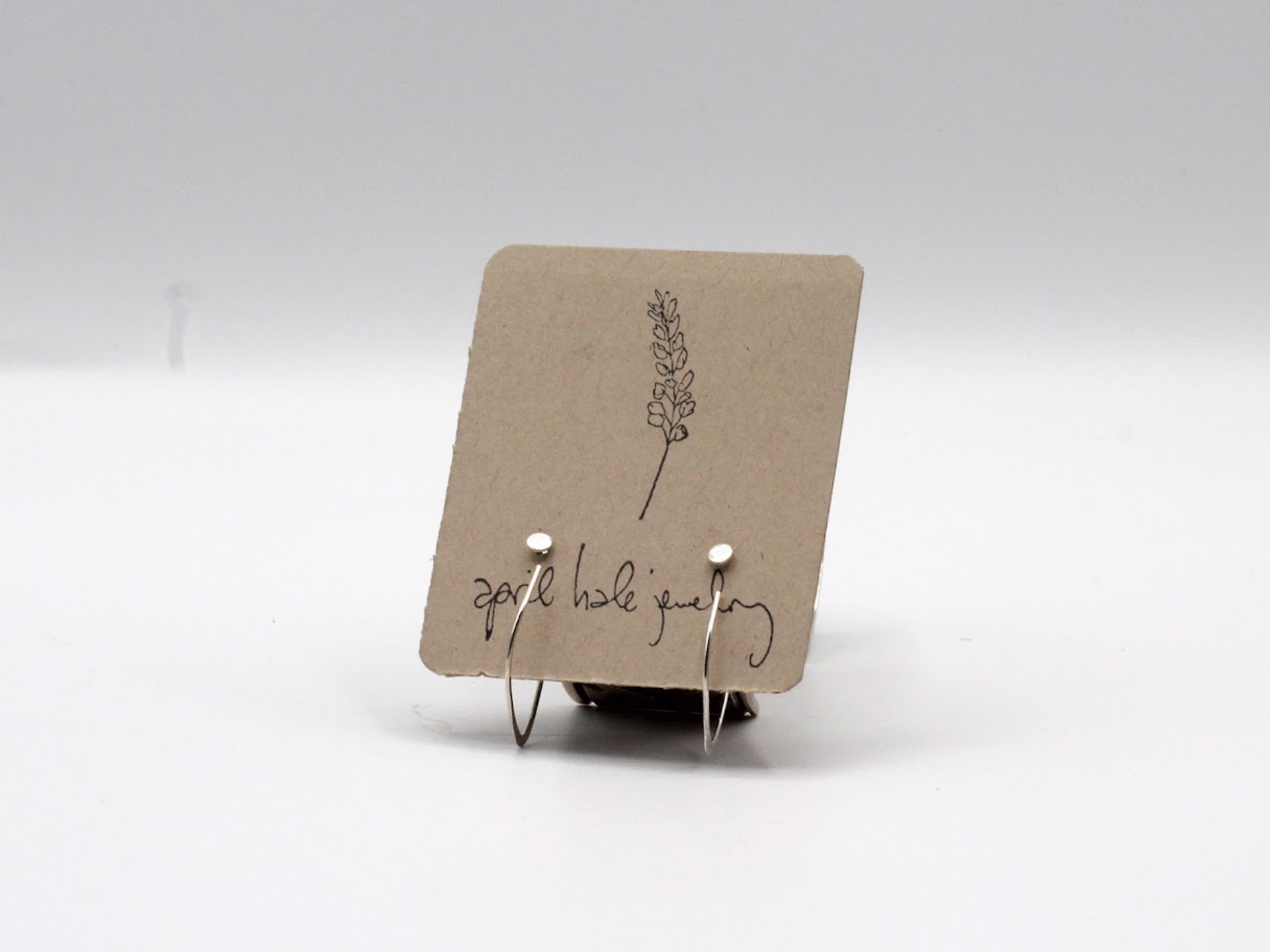 Tiny Leaves Earrings by April Hale