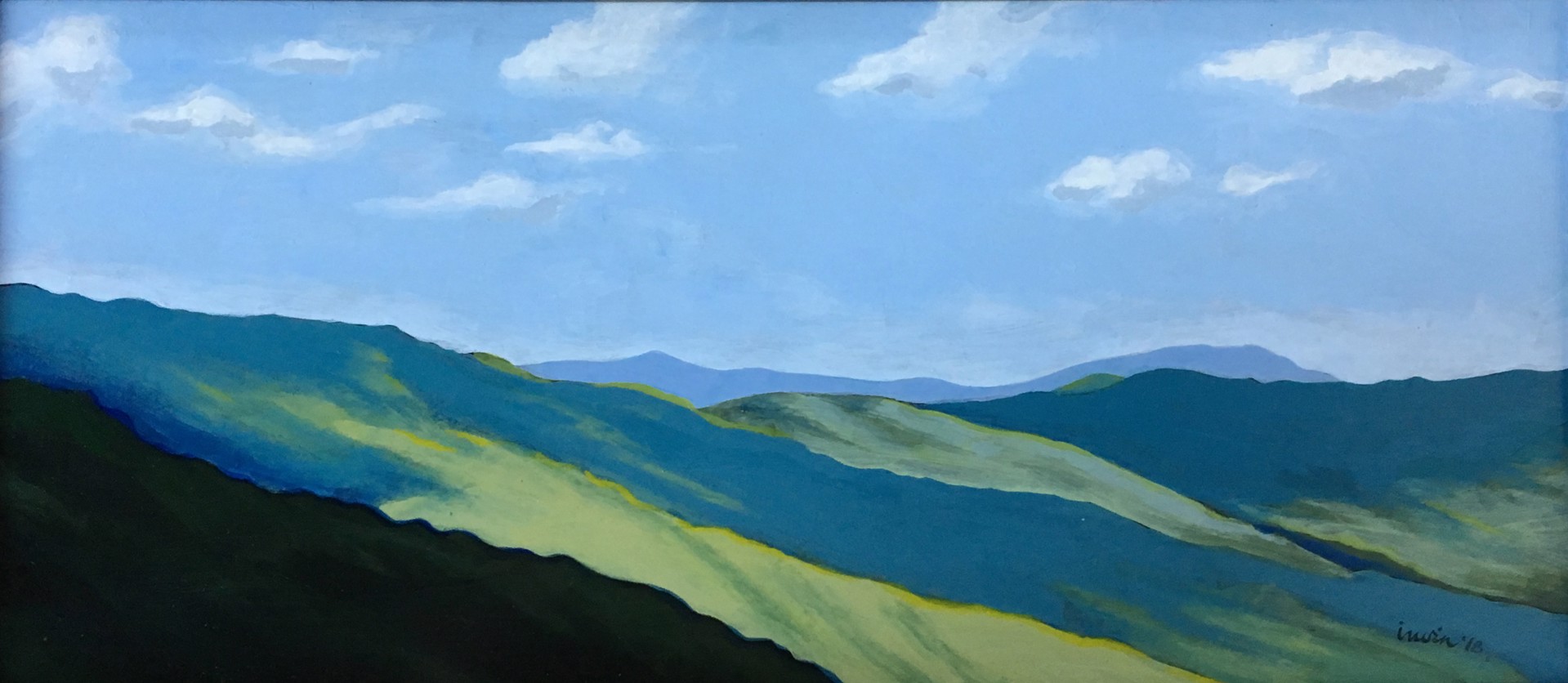 Blue Ridges at Craggy by Dana Margaret Irwin