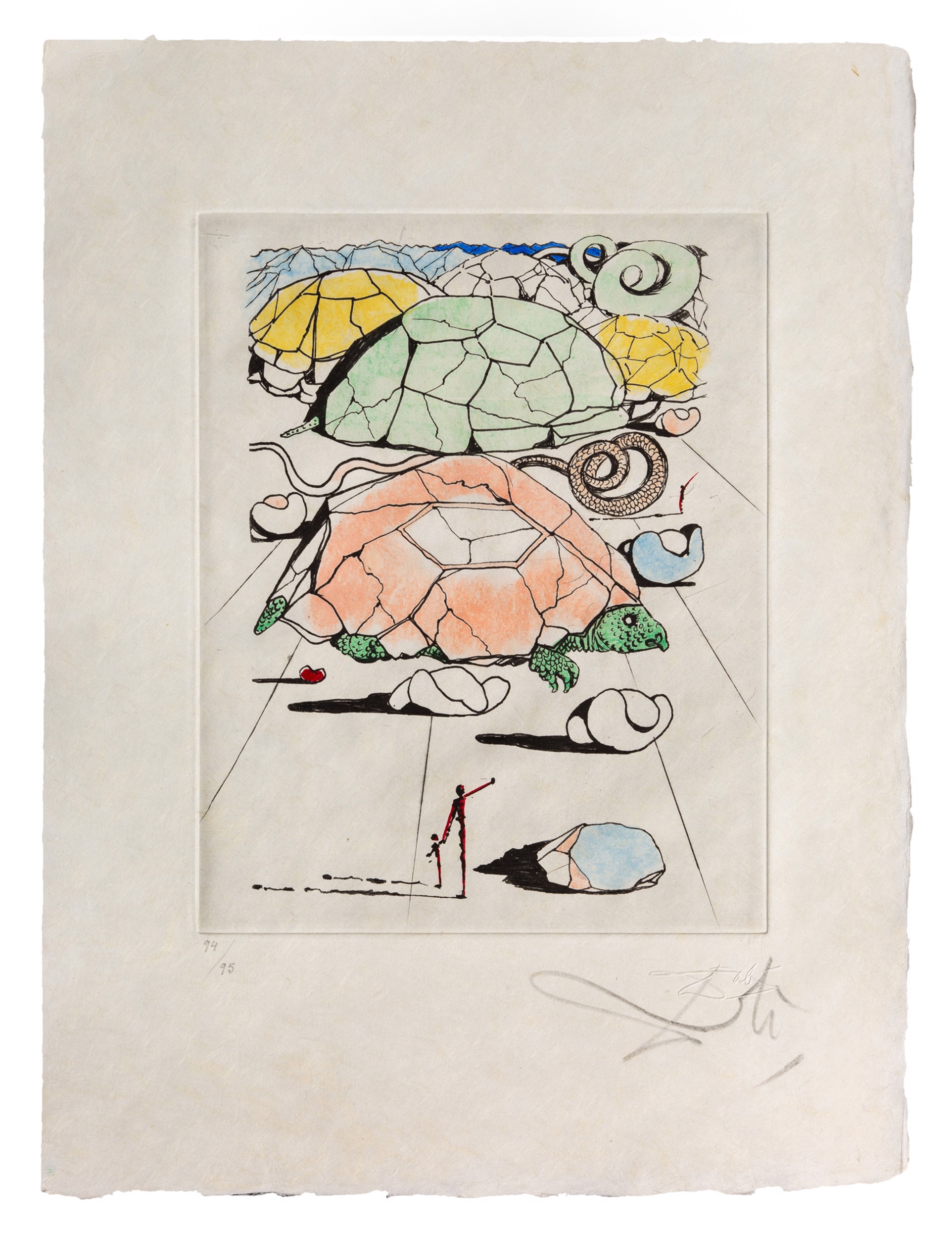 Mao Zedong "The Turtle Mountain" by Salvador Dalí