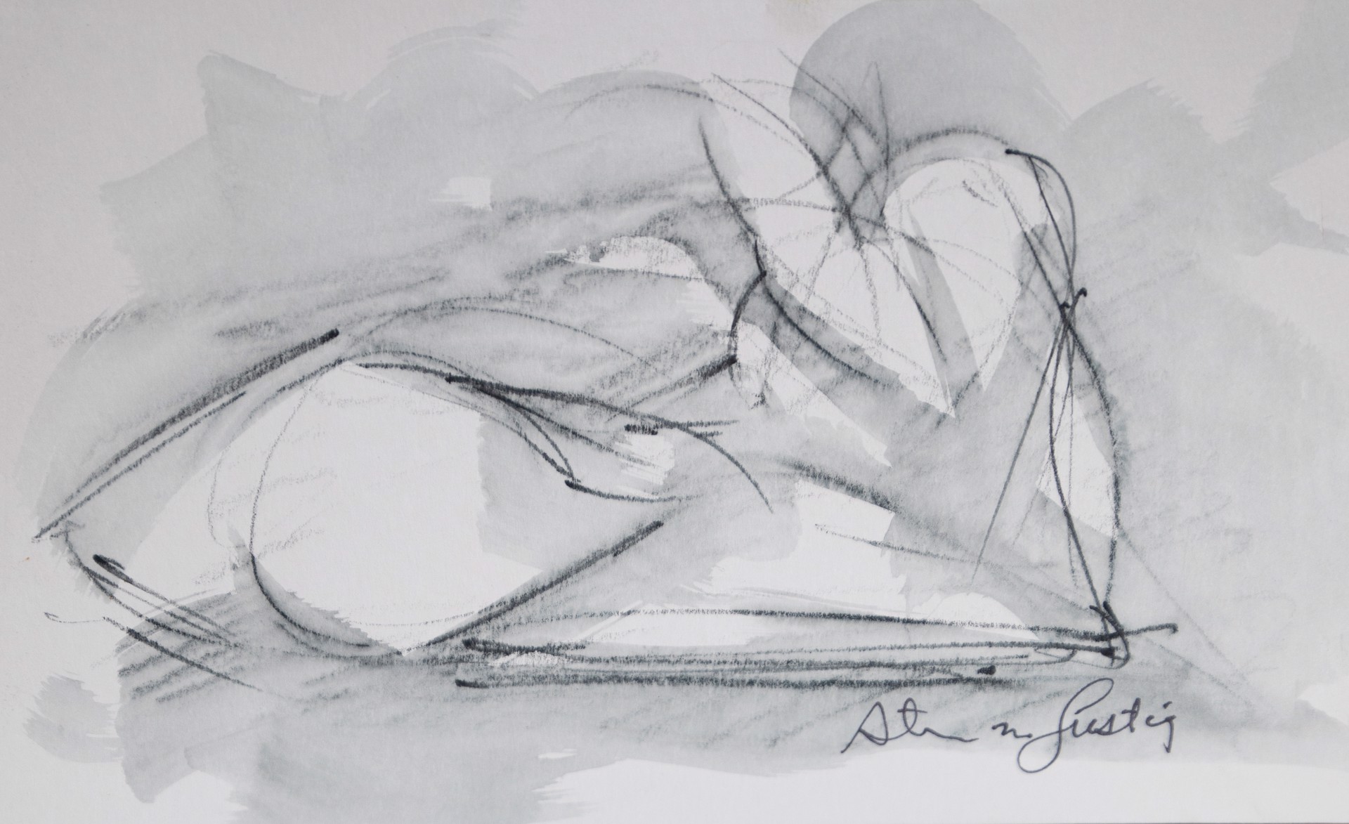 Untitled (Drawing for Sculpture) by Steven Lustig