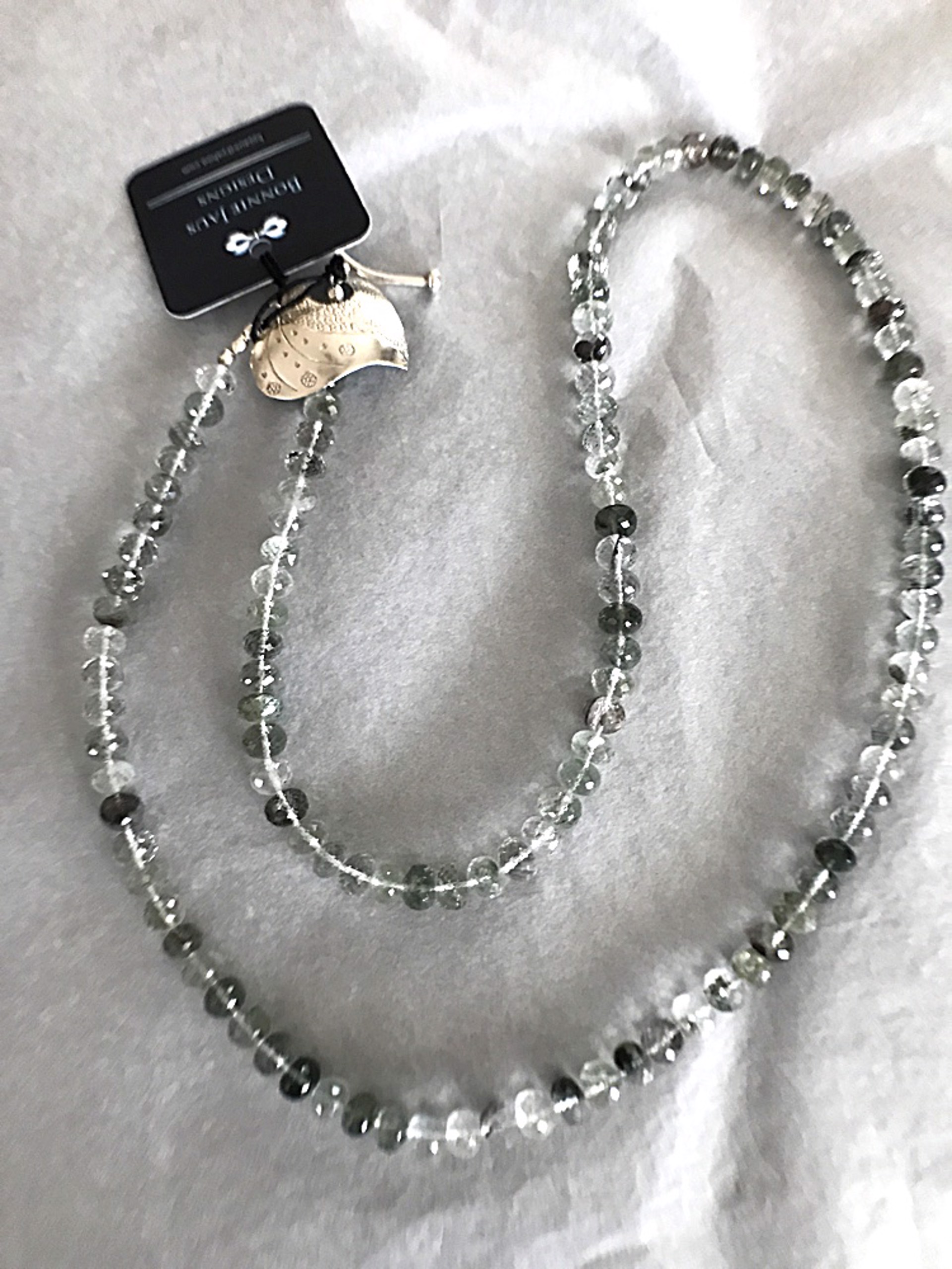 Necklace - Camo Quartz & Thai Silver  #8677 by Bonnie Jaus