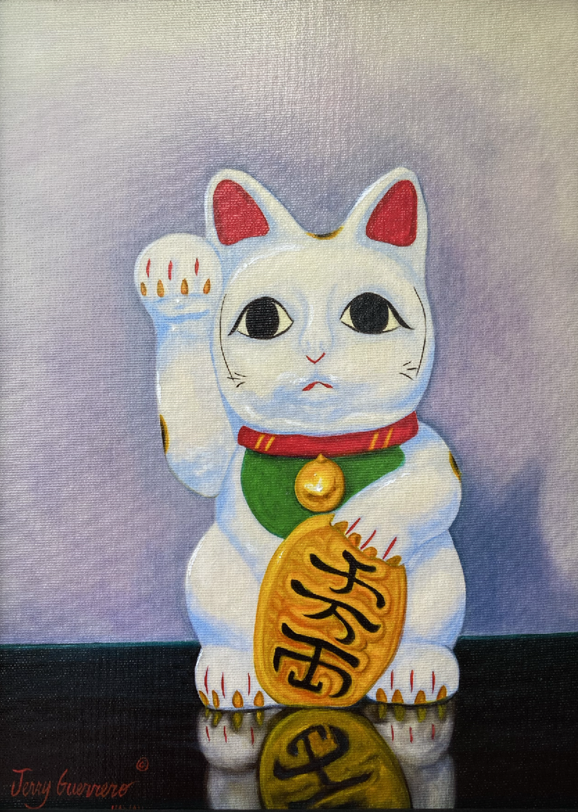 Lucky Cat by Jerry Guerrero