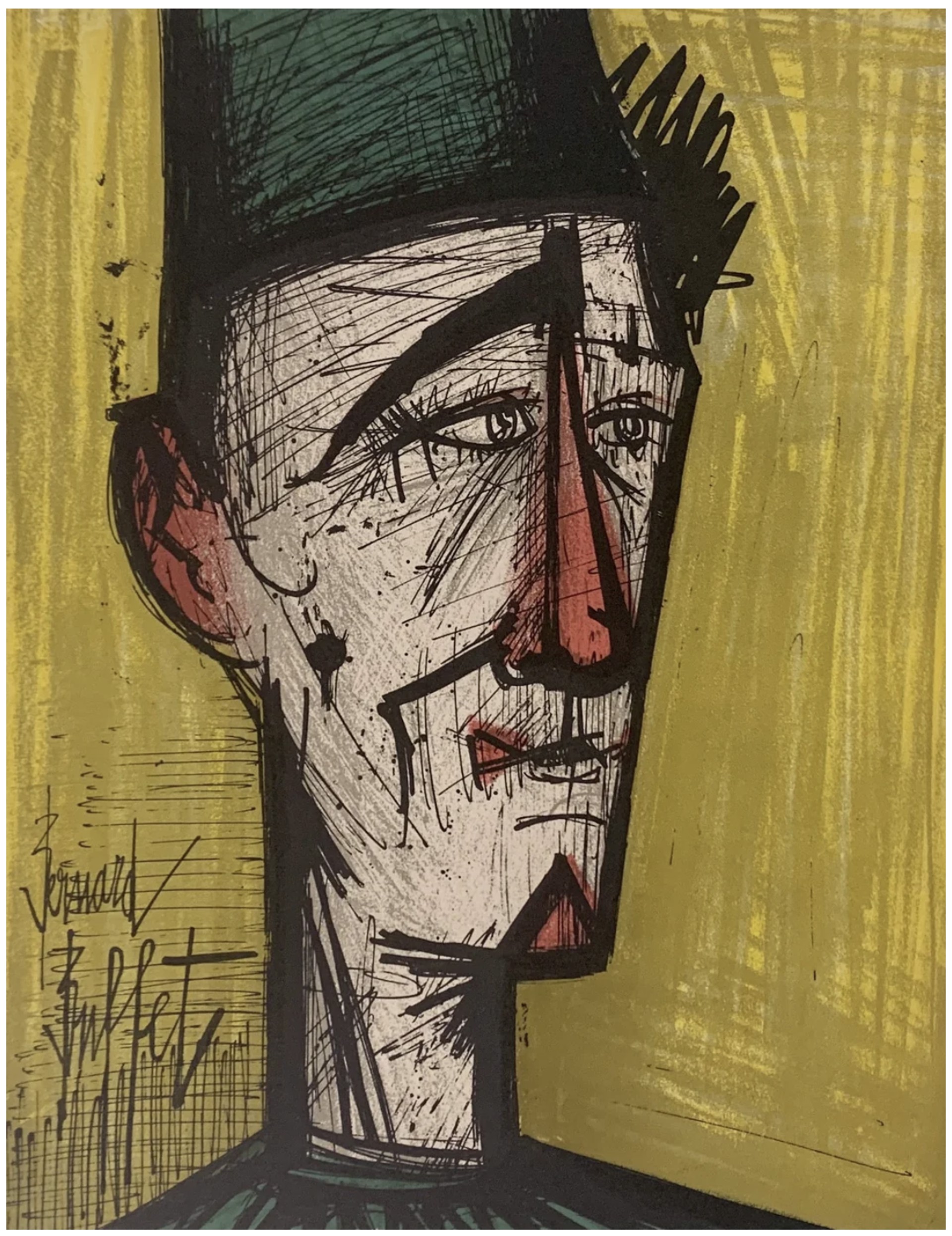 Le Clown Jo Jo by Bernard Buffet (1928-1999) | Thomas Deans Fine Art