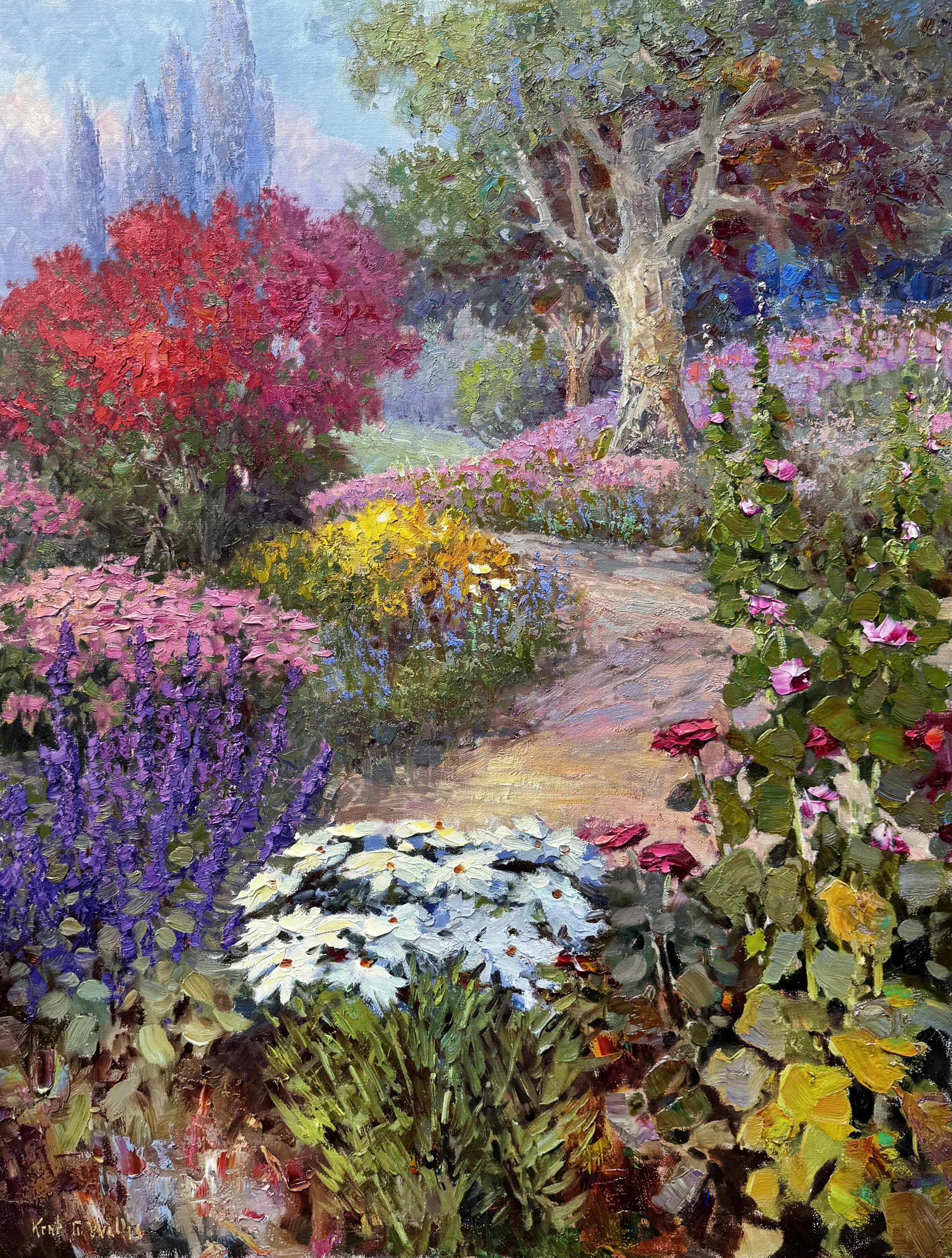 A Delightful Garden by Kent R. Wallis