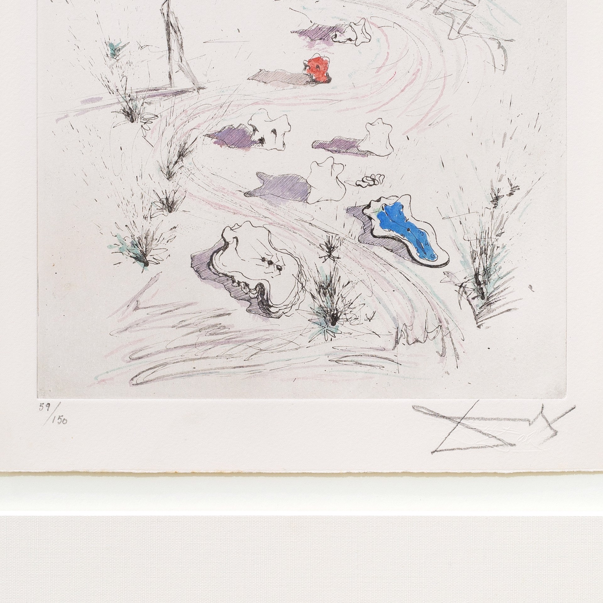 Apollinaire "The Trenches" by Salvador Dalí