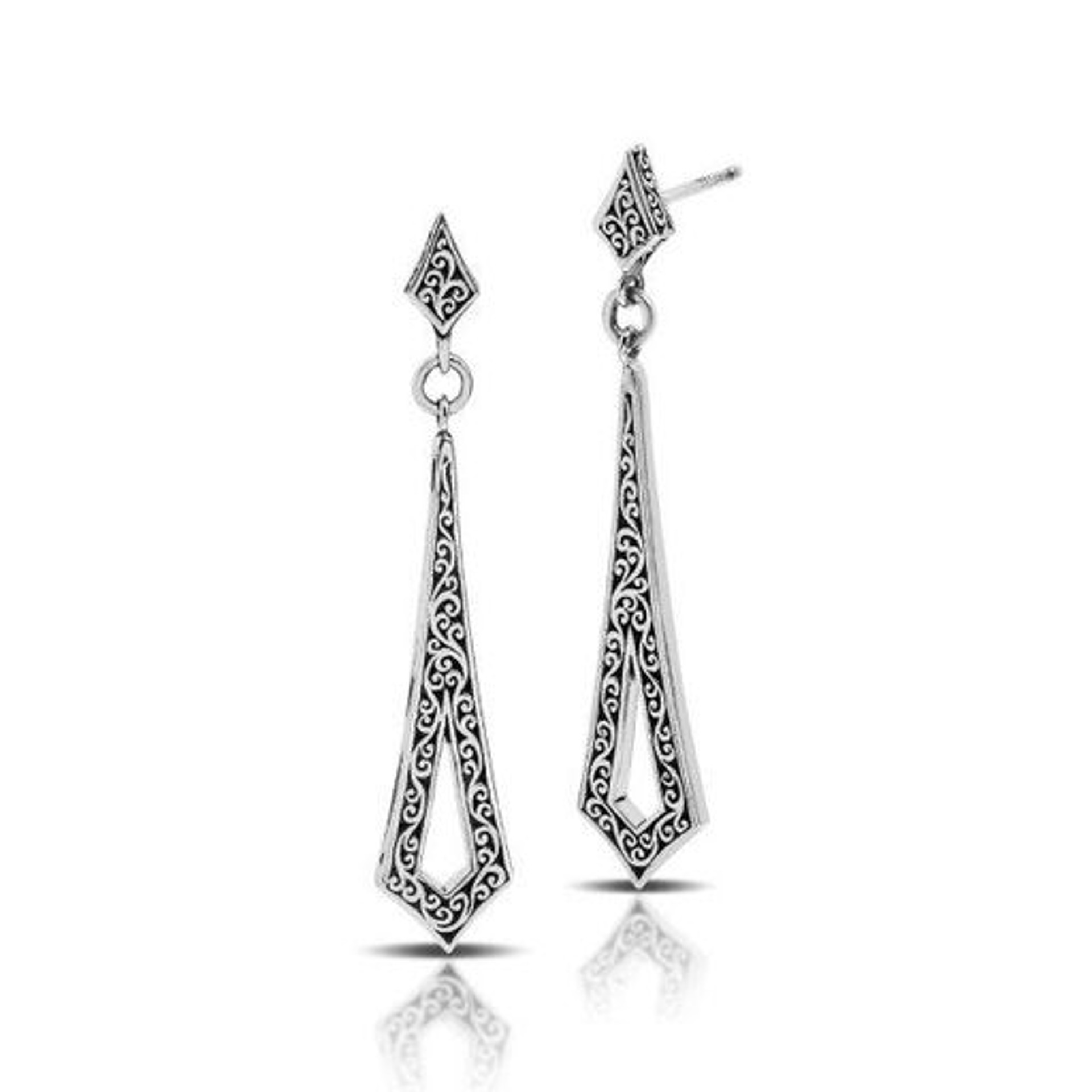 6971 Sterling Silver Earrings by Lois Hill