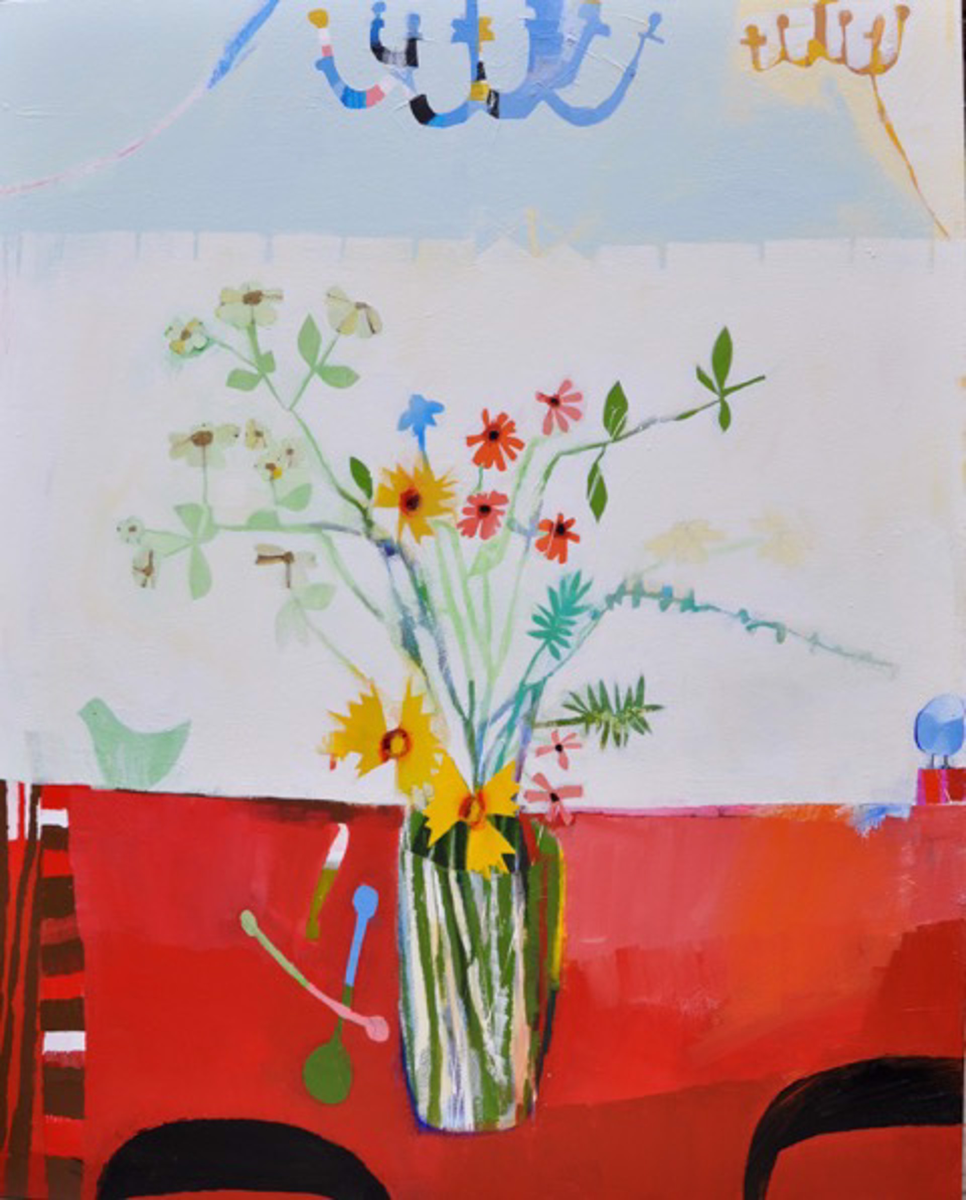 Wild Flowers and Birds by Wendeline Simpson Matson