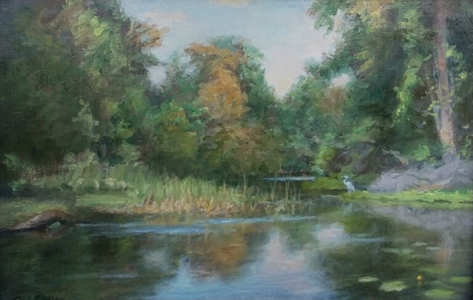 Home of the Heron - SOLD by Tom Sadler