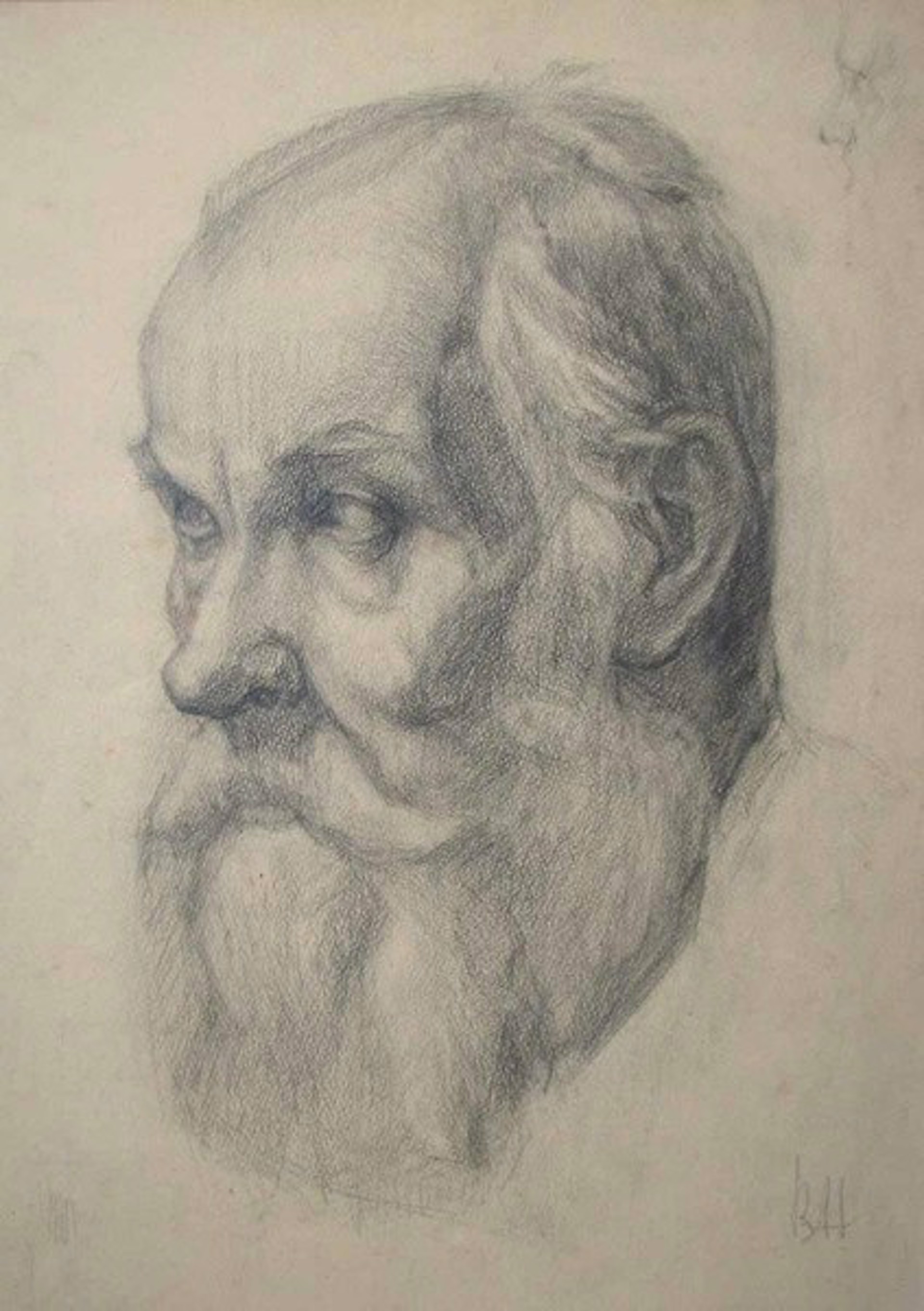 Man with Beard by Vladimir Nesterov