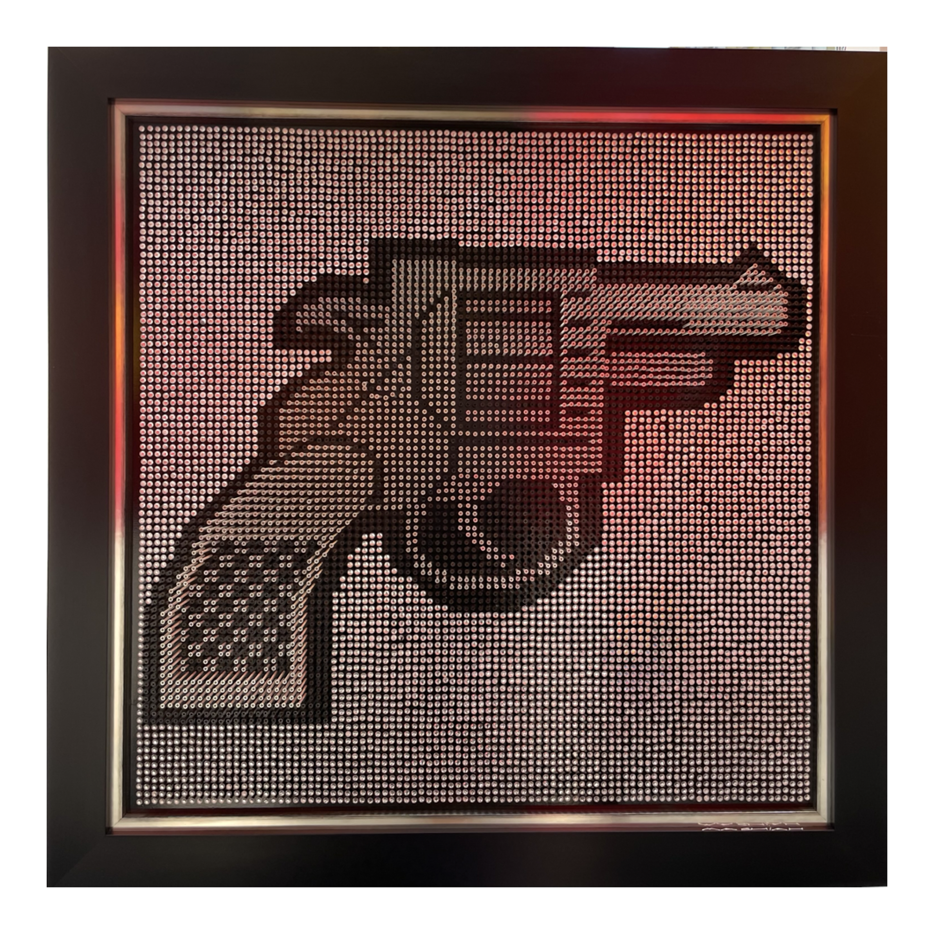 "Gun" by Screw Art Board by Efi Mashiah