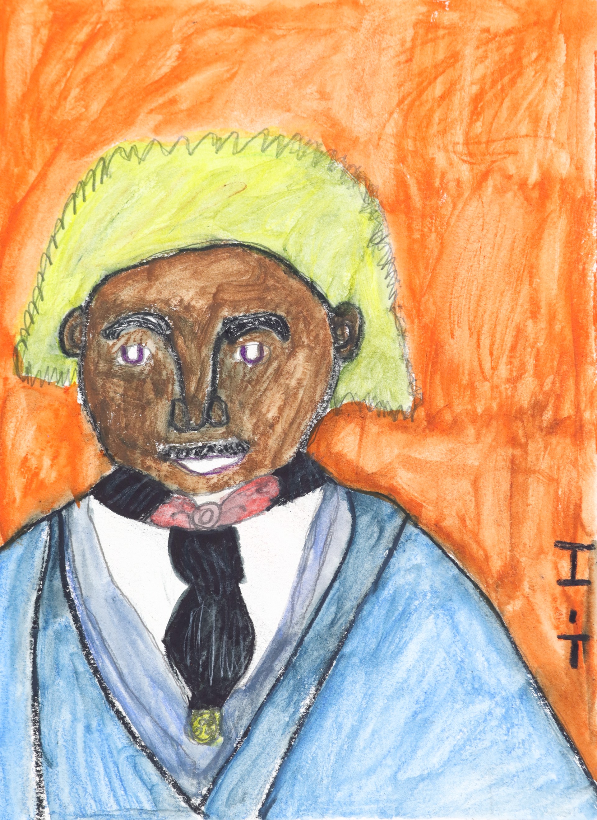 Man with Gold Medal by Imani Turner