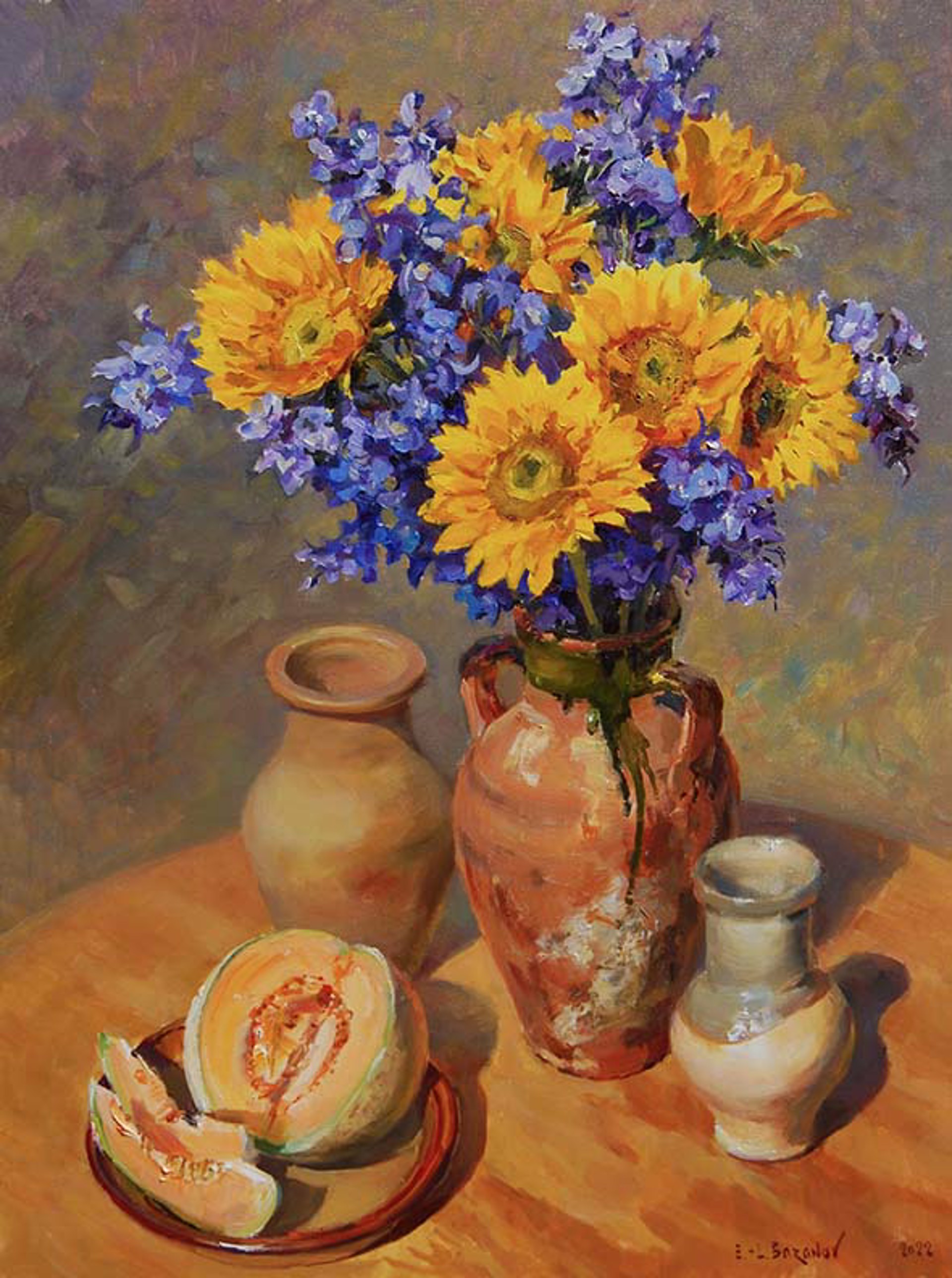 With Yellow and Blue, Warmly by Evgeny & Lydia Baranov
