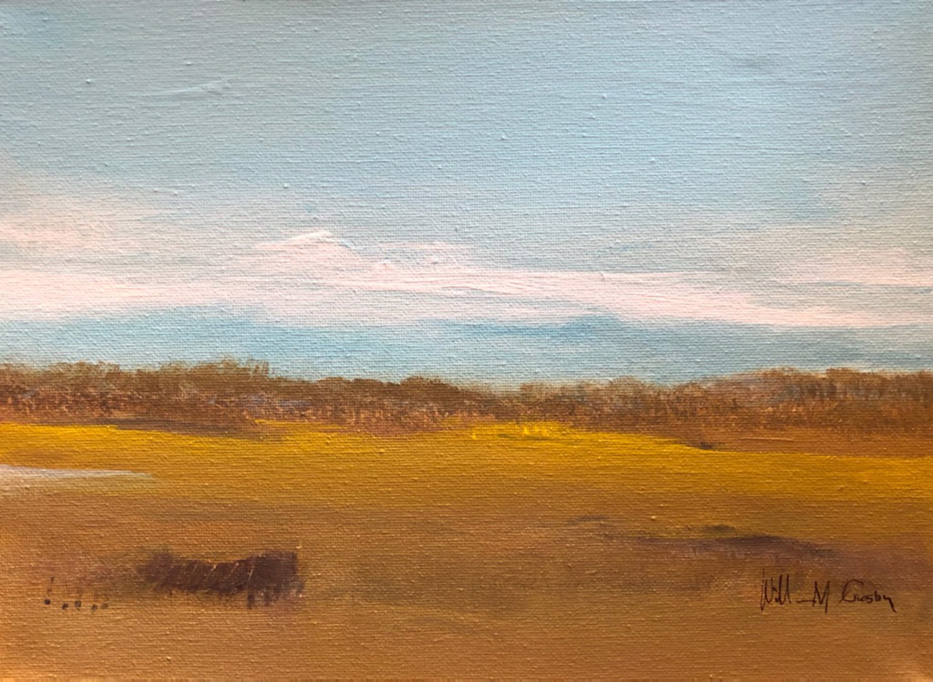 Golden Field by William Crosby - Small Works